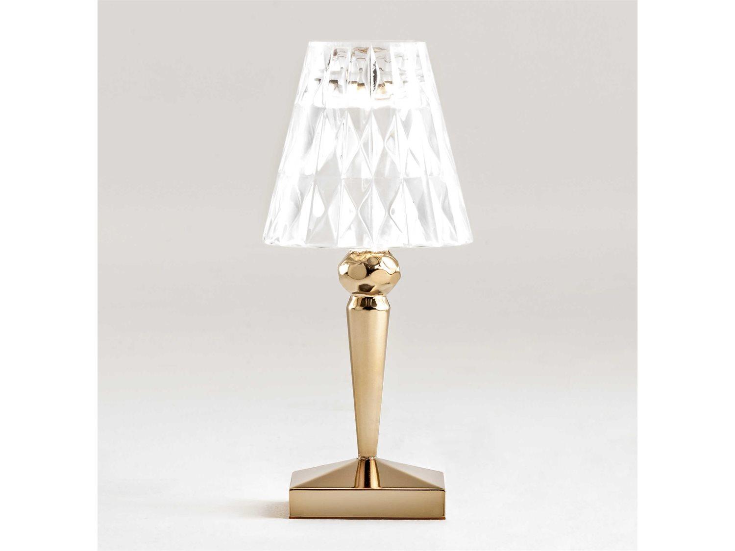 Kartell Outdoor Battery Metallic Gold Light