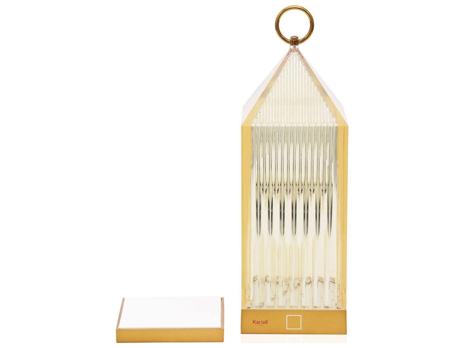 Kartell Outdoor Lantern Amber Light
