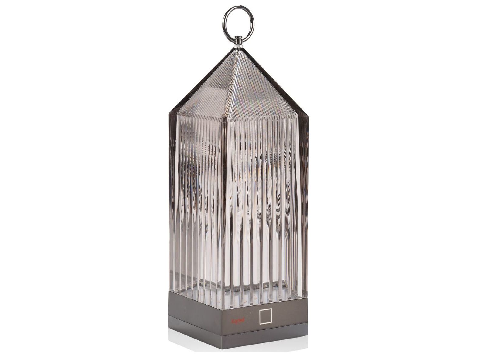 Kartell Outdoor Lantern Smoke Grey Light