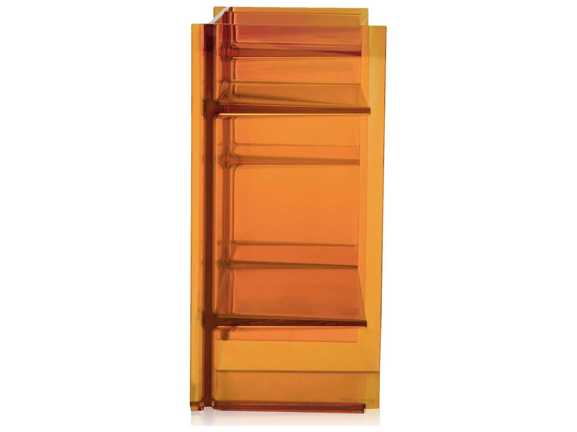 Kartell Outdoor Sound Transparent Amber Storage Rack