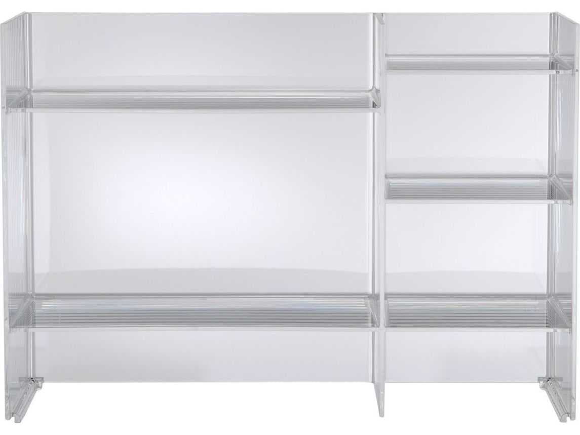 Kartell Outdoor Sound Transparent Crystal Storage Rack