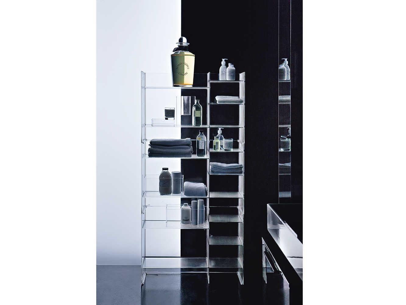 Kartell Outdoor Sound Transparent Crystal Storage Rack