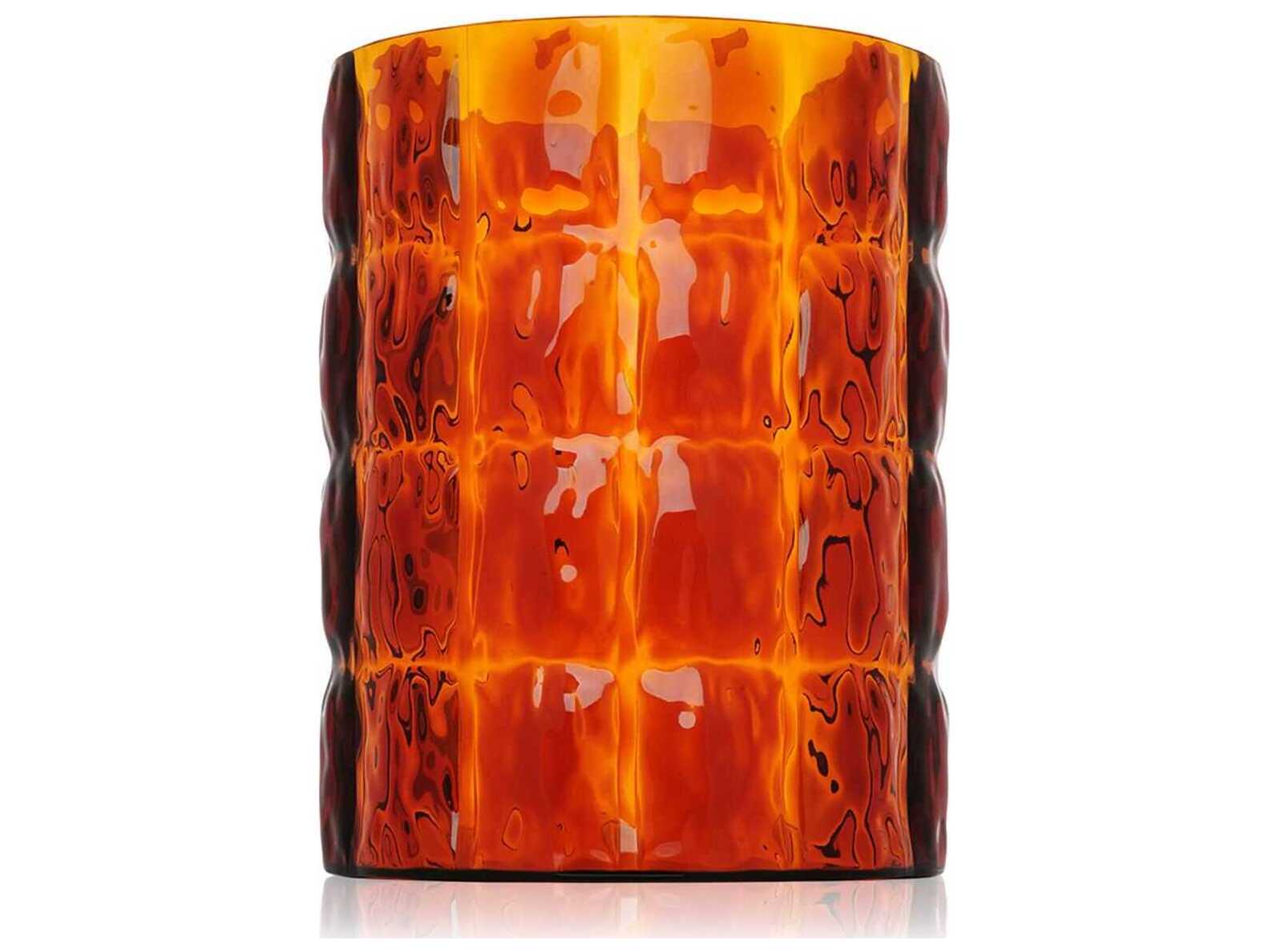 Kartell Matelasse Amber Vase