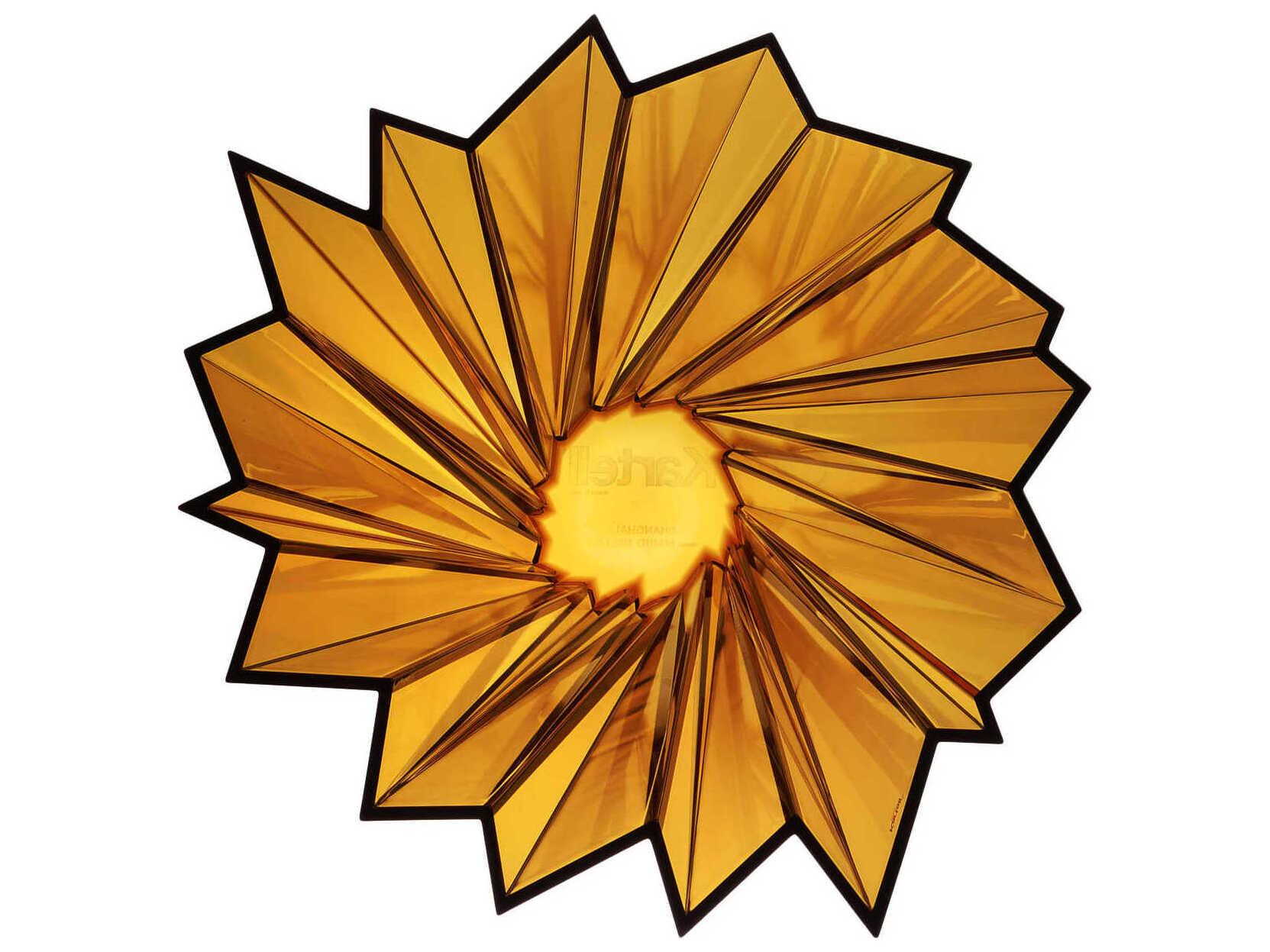 Kartell Shanghai Amber Vase