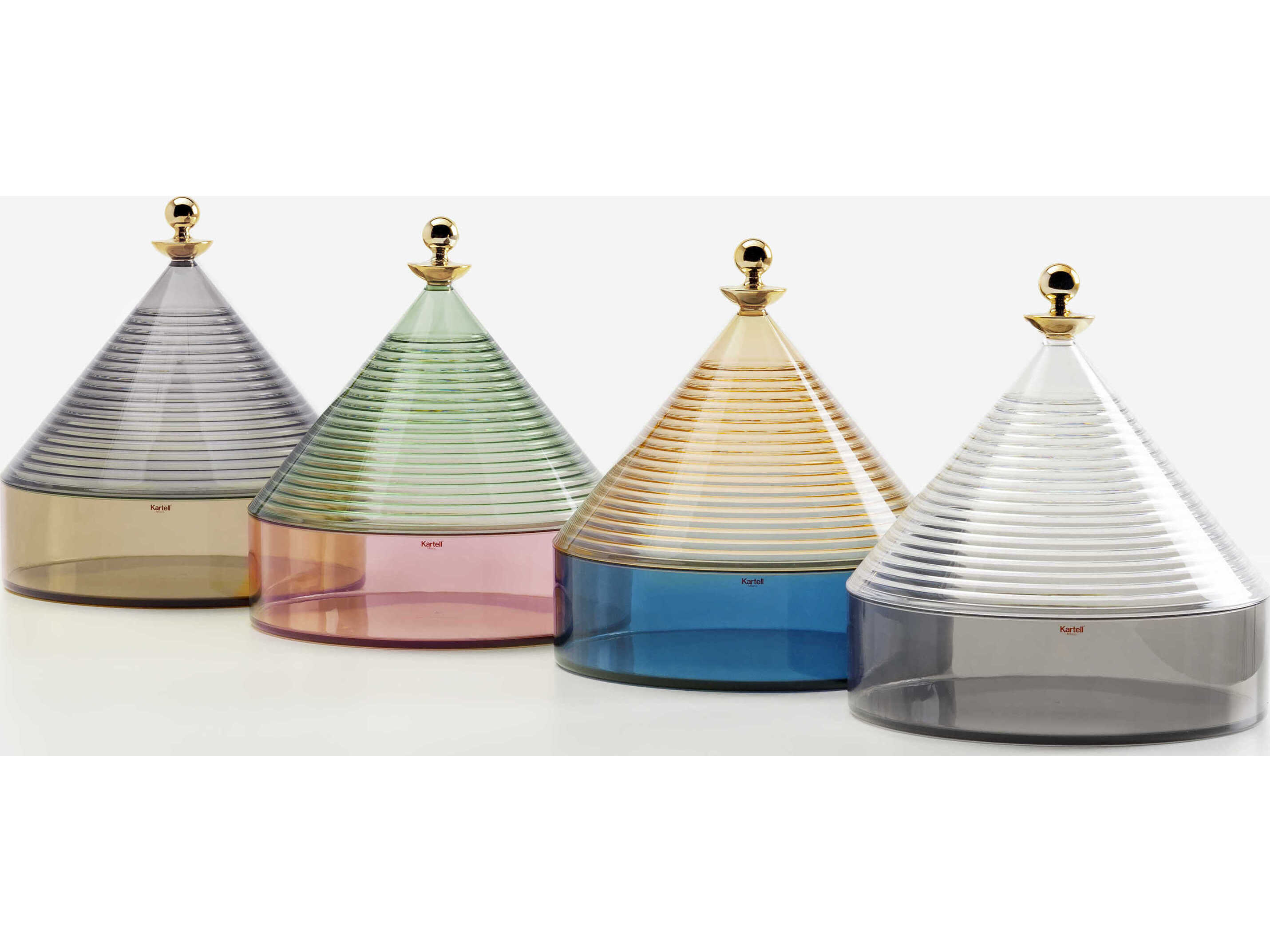 Kartell Trullo Crystal / Smoke Decorative Plate Accessories