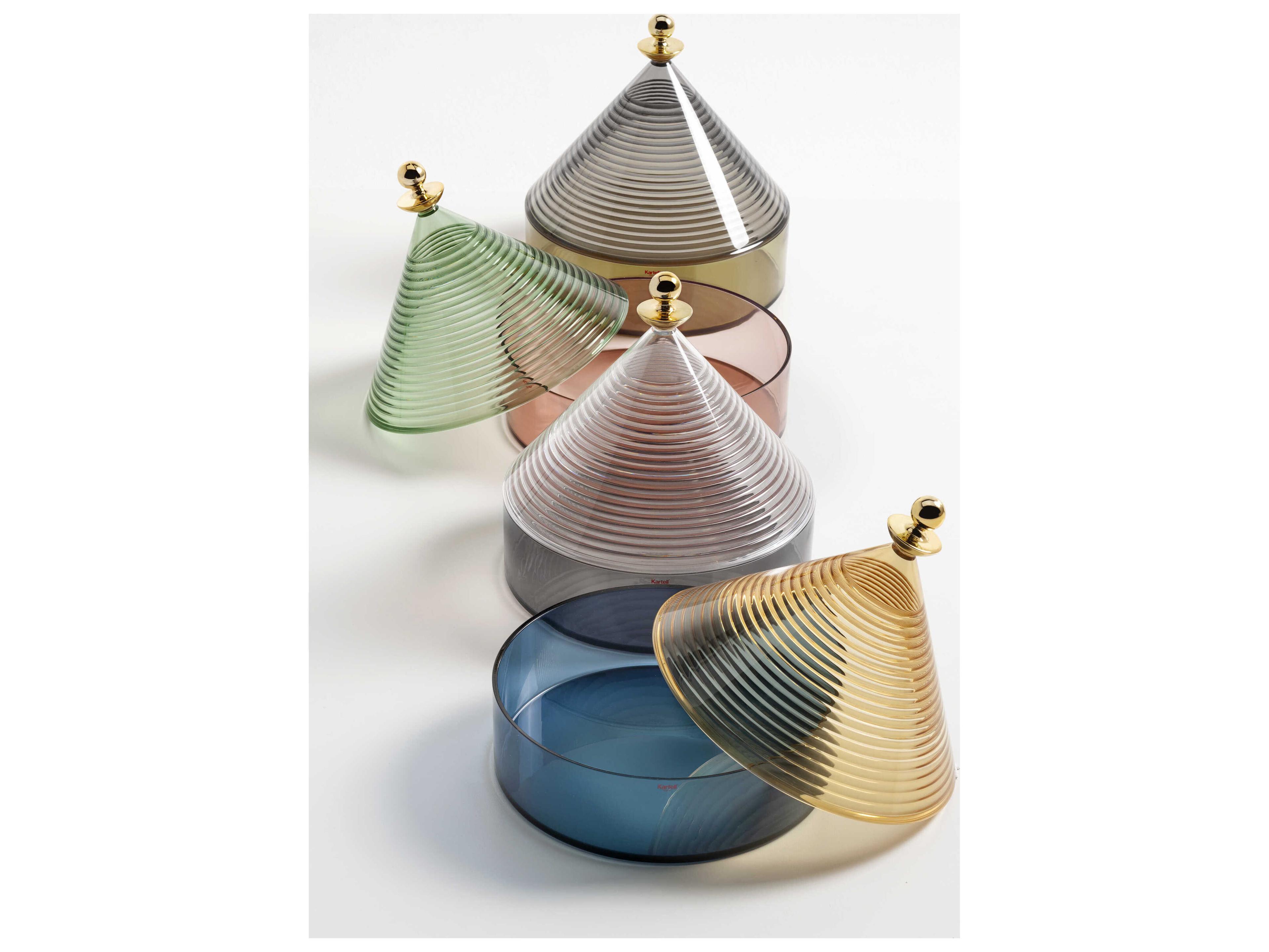 Kartell Trullo Yellow / Blue Candy Dish