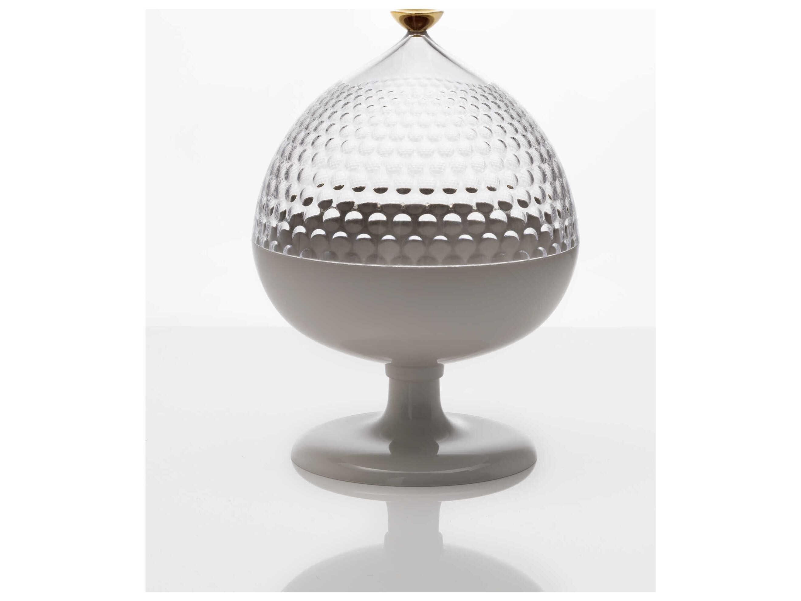 Kartell Pumo Transparent / White Candy Dish