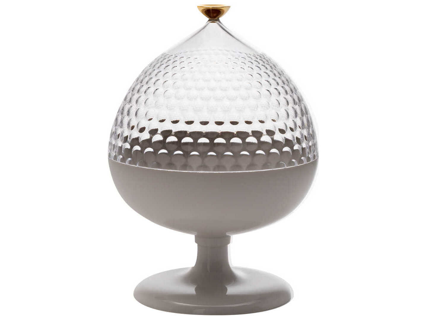 Kartell Pumo Transparent / White Candy Dish