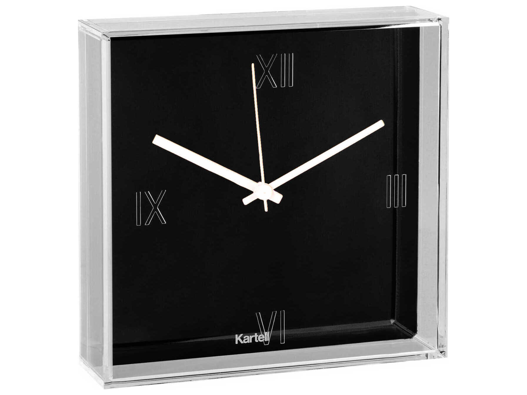 Kartell Tic & Tac Black Clock Accessories