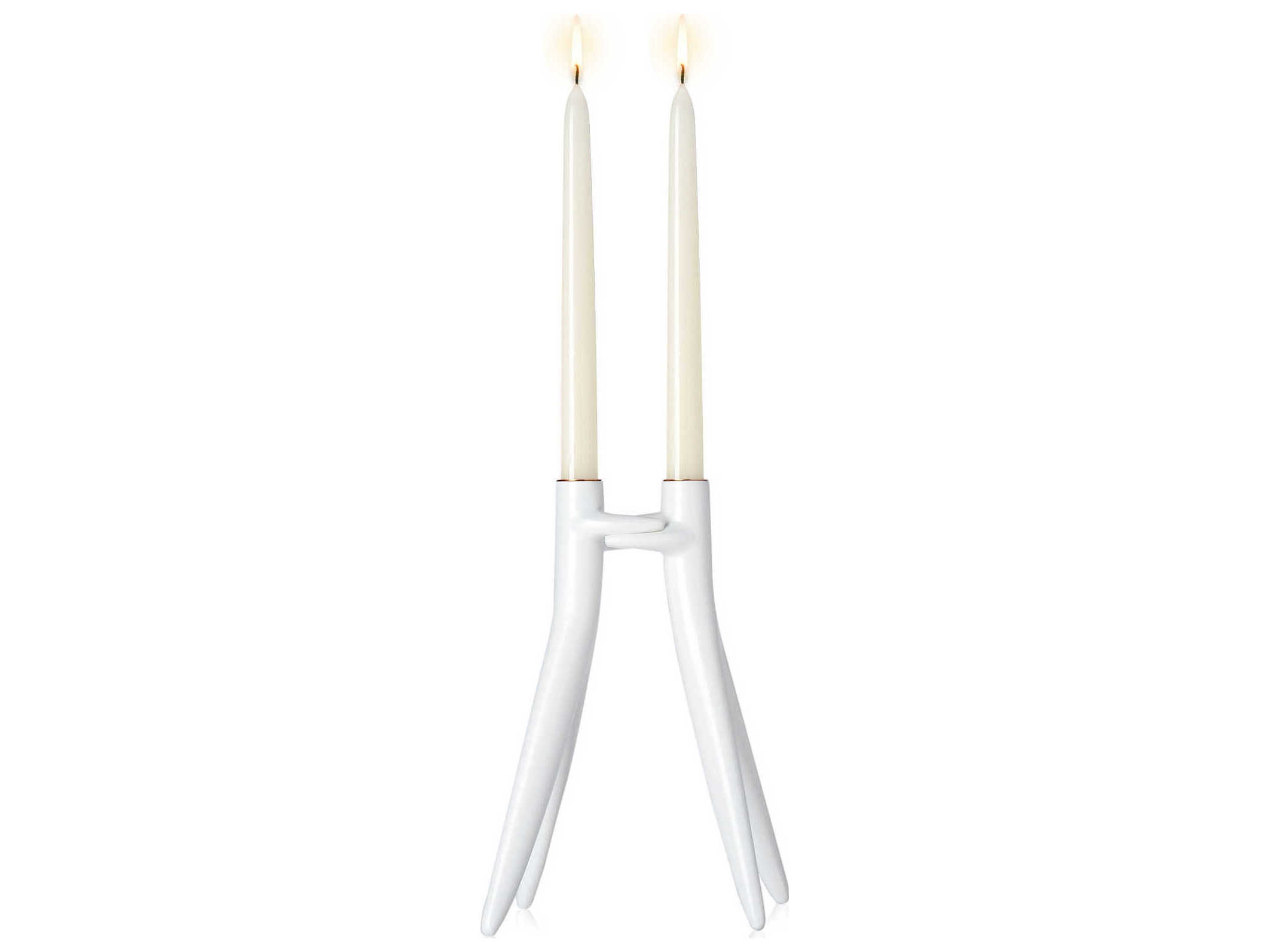 Kartell Abbracciaio White Candle Holder