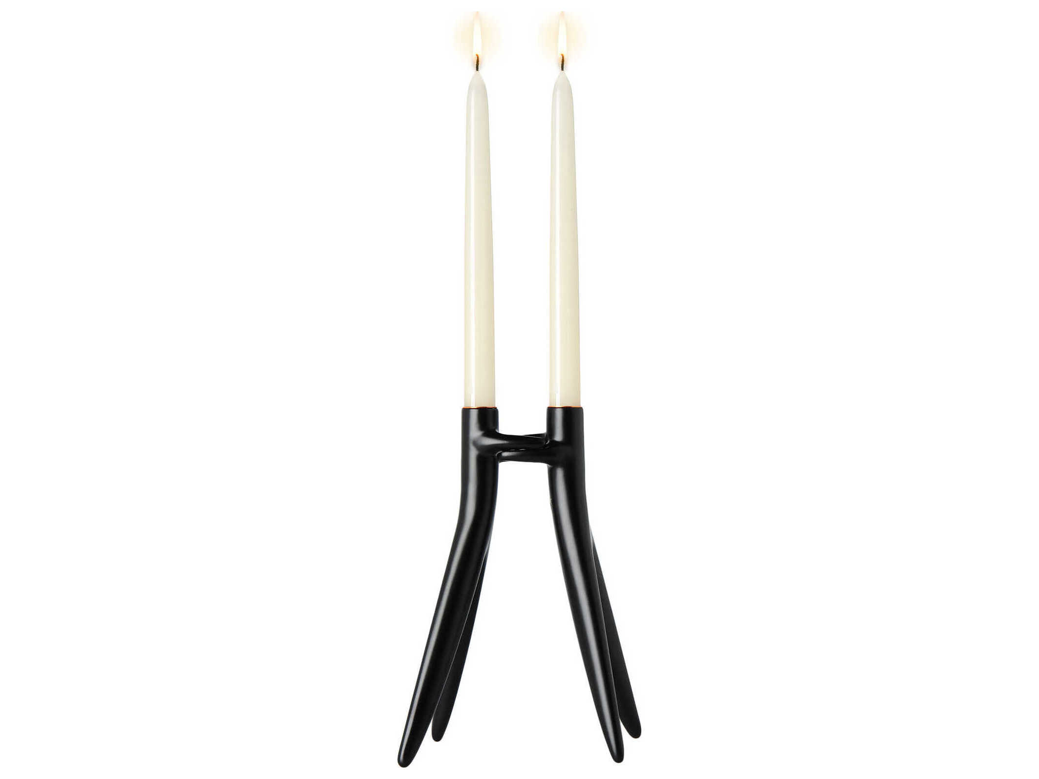 Kartell Abbracciaio Black Candle Holder