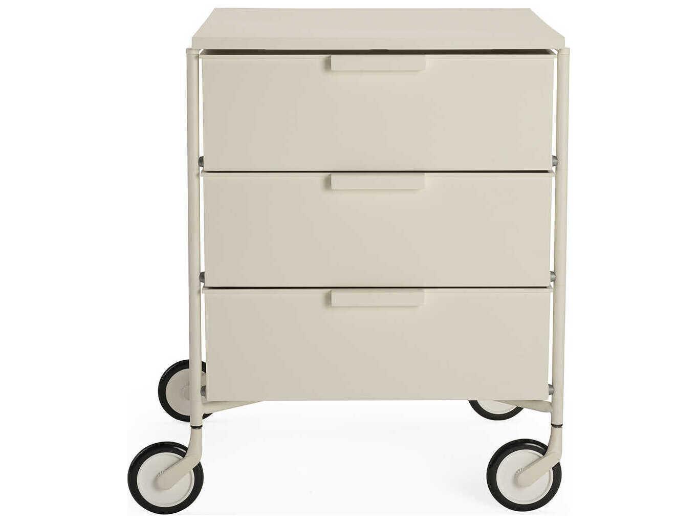 Kartell Mobil White File Cabinet