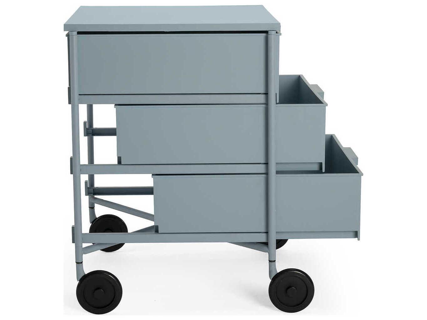 Kartell Mobil Pale Blue File Cabinet