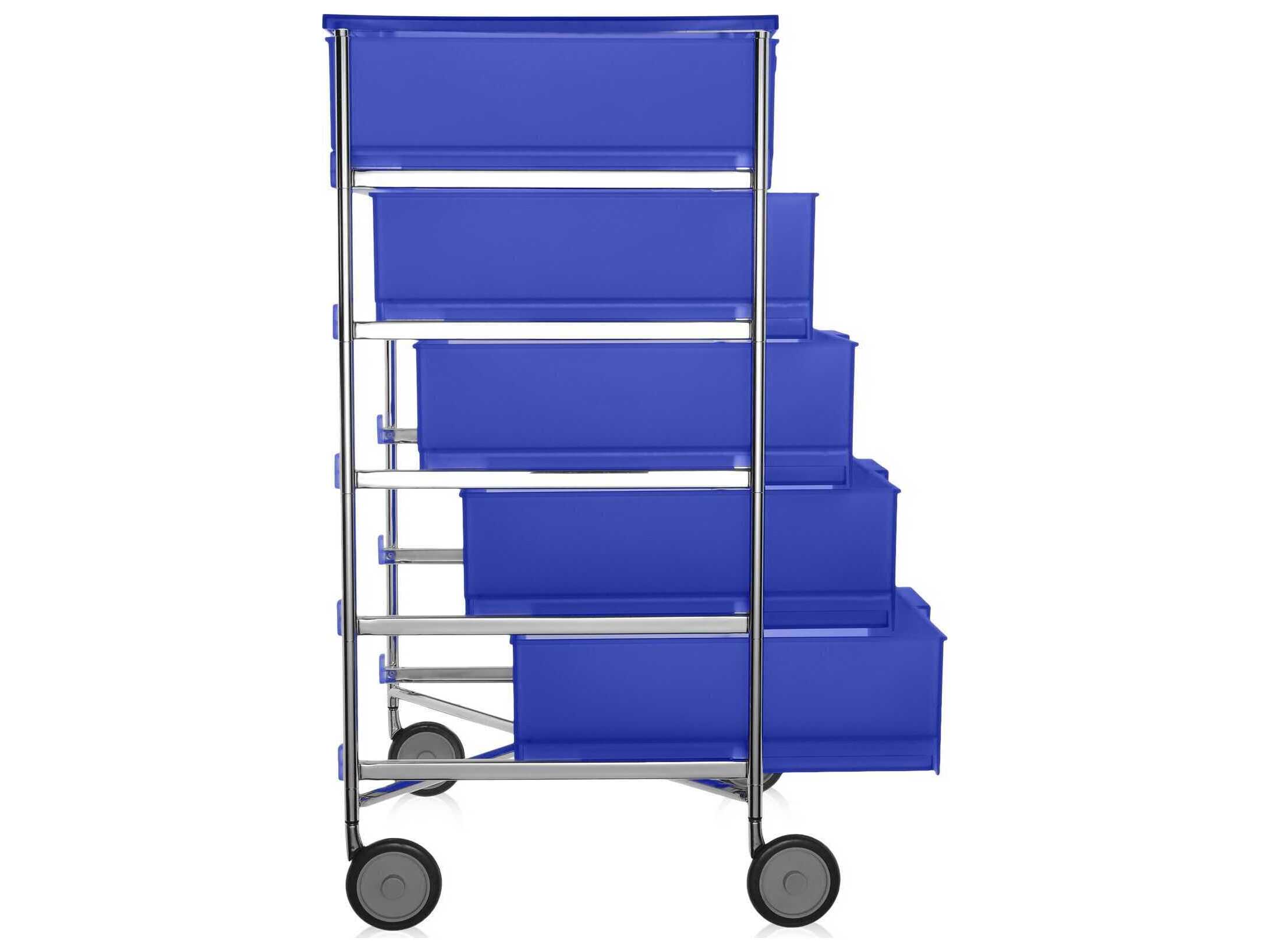 Kartell Mobil Blue File Cabinet