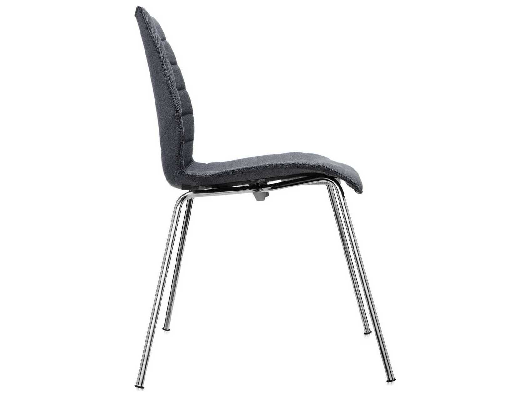 Kartell Maui Silver Upholstered Computer Office Chair  (Sold in 2)