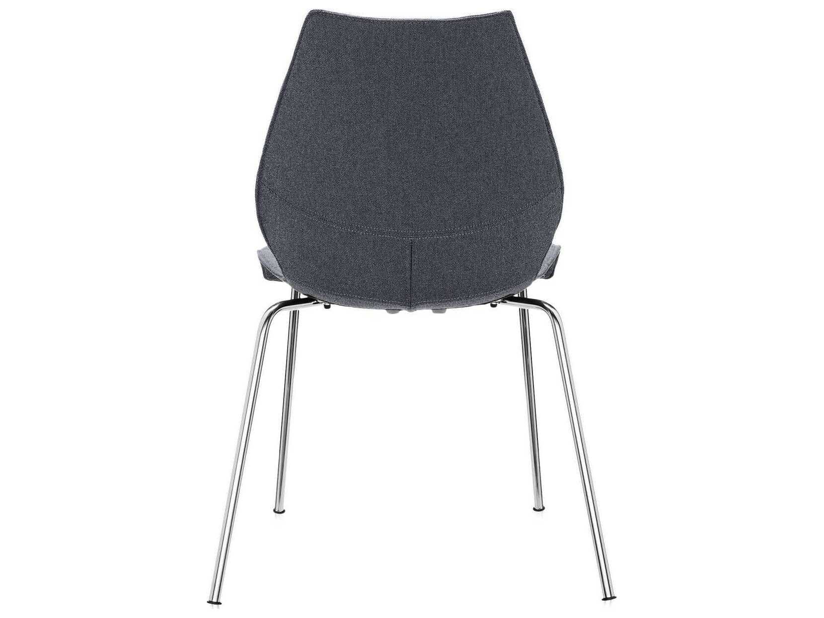 Kartell Maui Silver Upholstered Computer Office Chair  (Sold in 2)