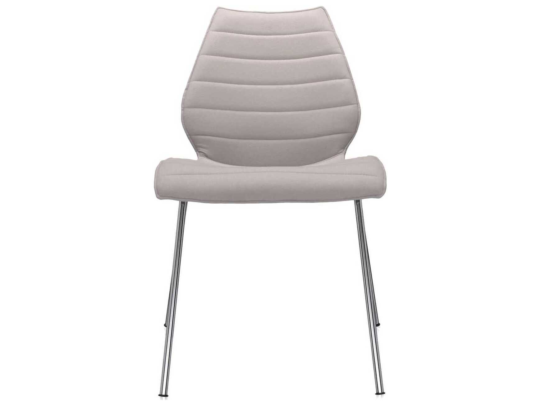 Kartell Maui Silver Upholstered Computer Office Chair  (Sold in 2)