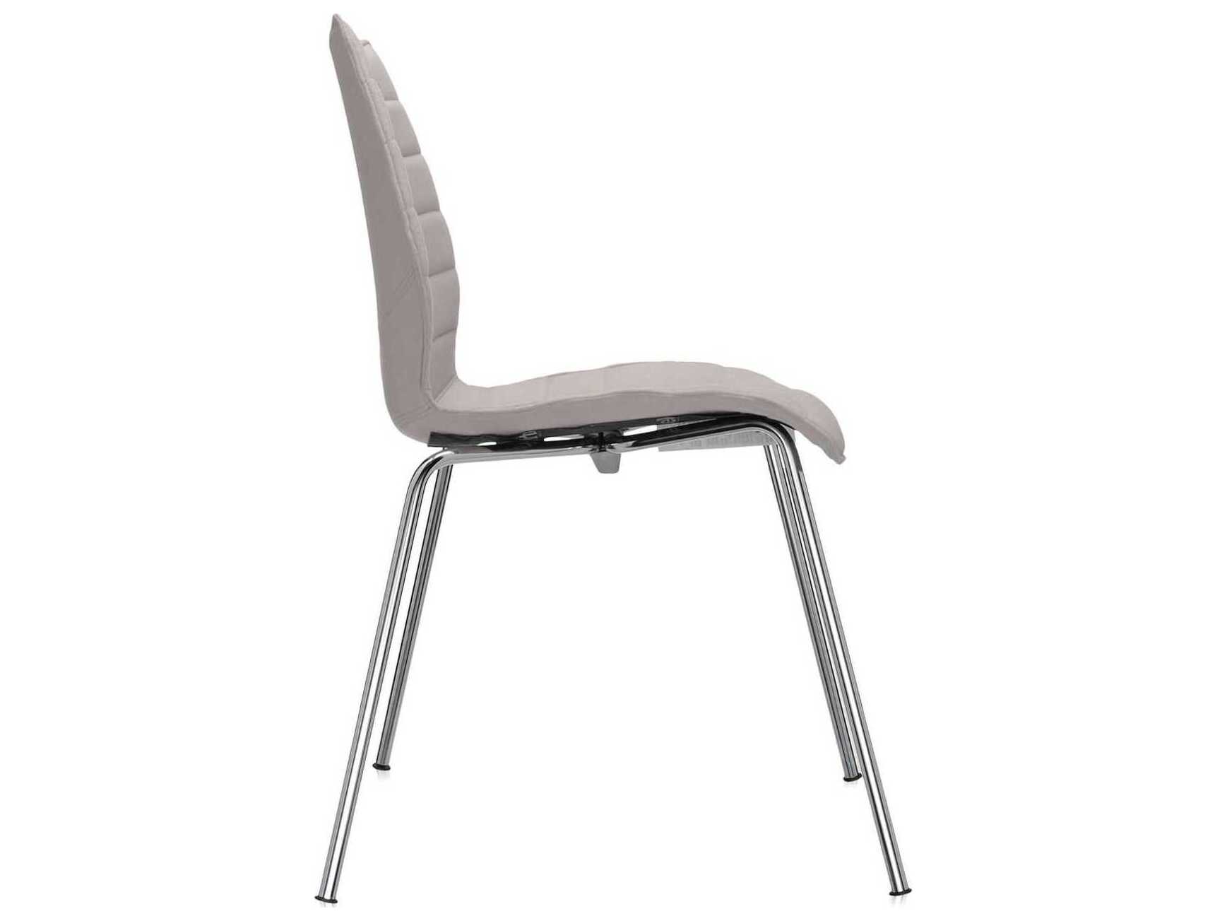Kartell Maui Silver Upholstered Computer Office Chair  (Sold in 2)