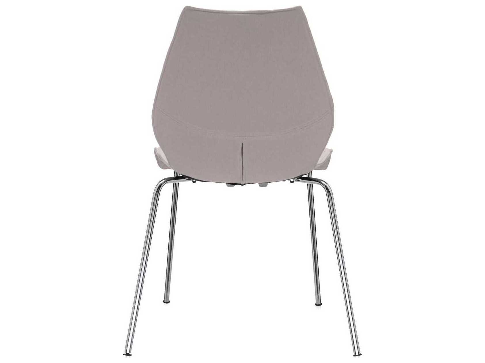 Kartell Maui Silver Upholstered Computer Office Chair  (Sold in 2)