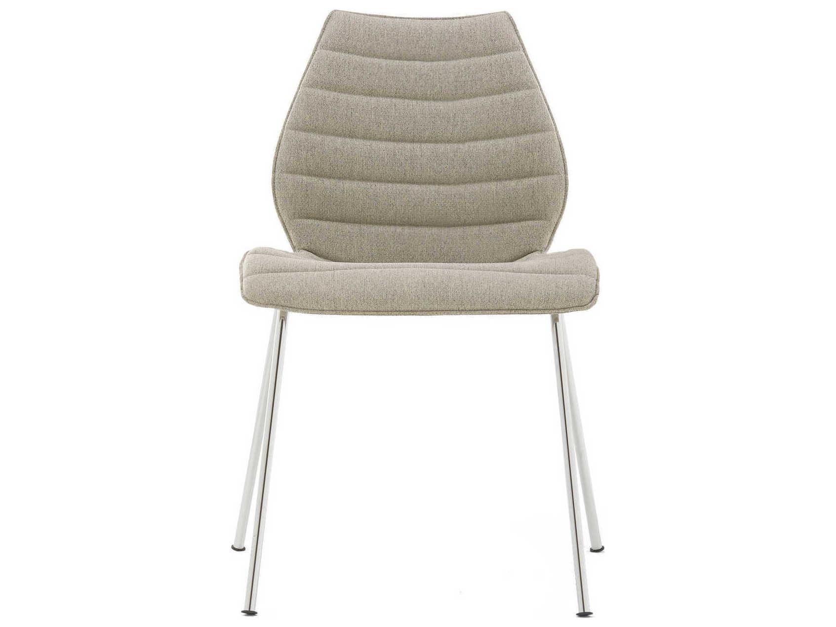 Kartell Maui Silver Upholstered Computer Office Chair  (Sold in 2)