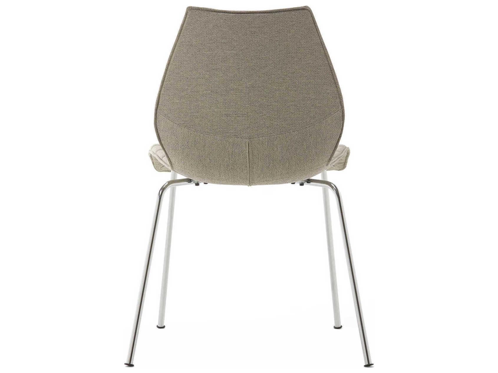 Kartell Maui Silver Upholstered Computer Office Chair  (Sold in 2)