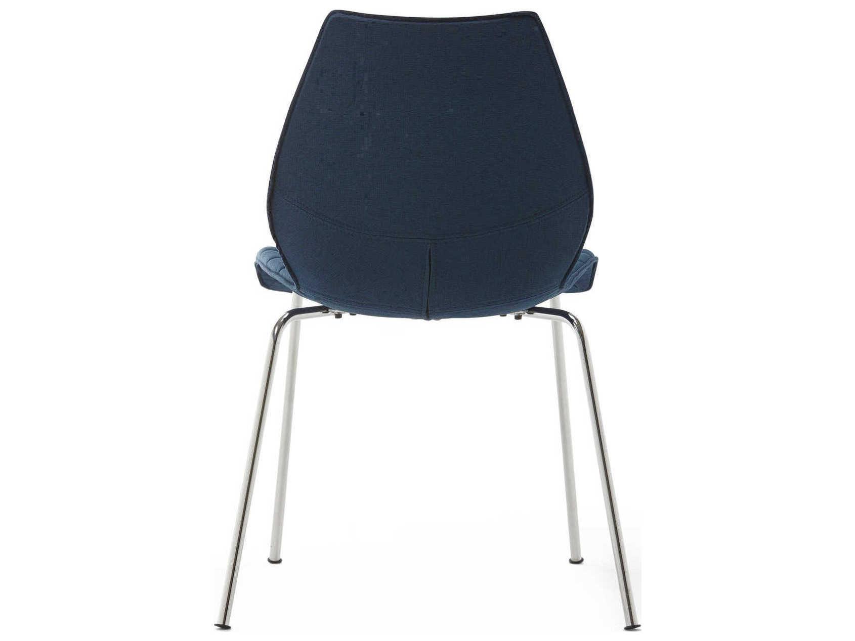 Kartell Maui Silver Upholstered Computer Office Chair  (Sold in 2)