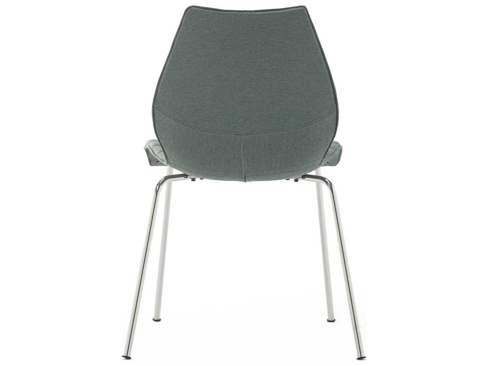 Kartell Maui Silver Upholstered Computer Office Chair  (Sold in 2)