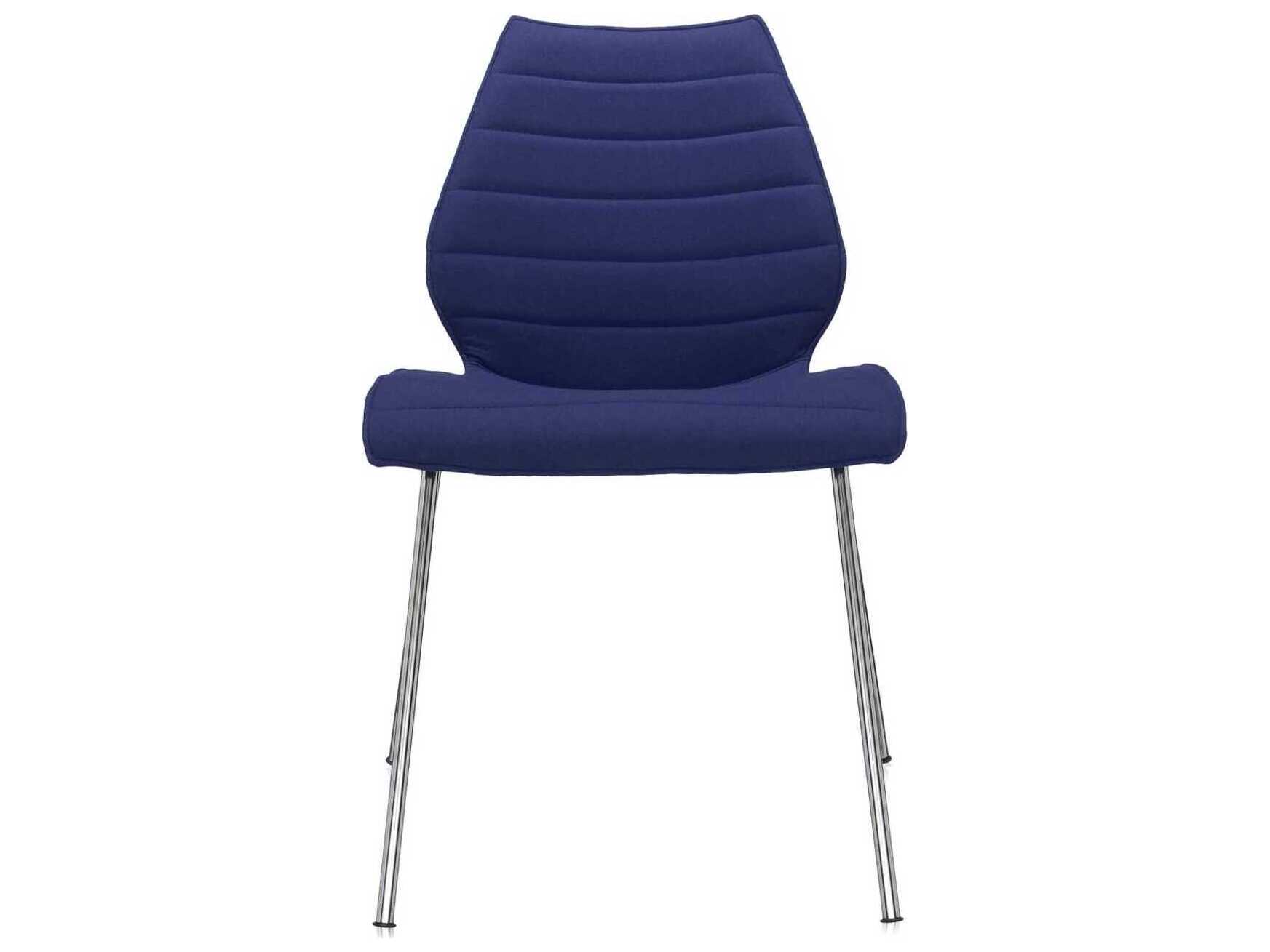 Kartell Maui Silver Upholstered Computer Office Chair  (Sold in 2)