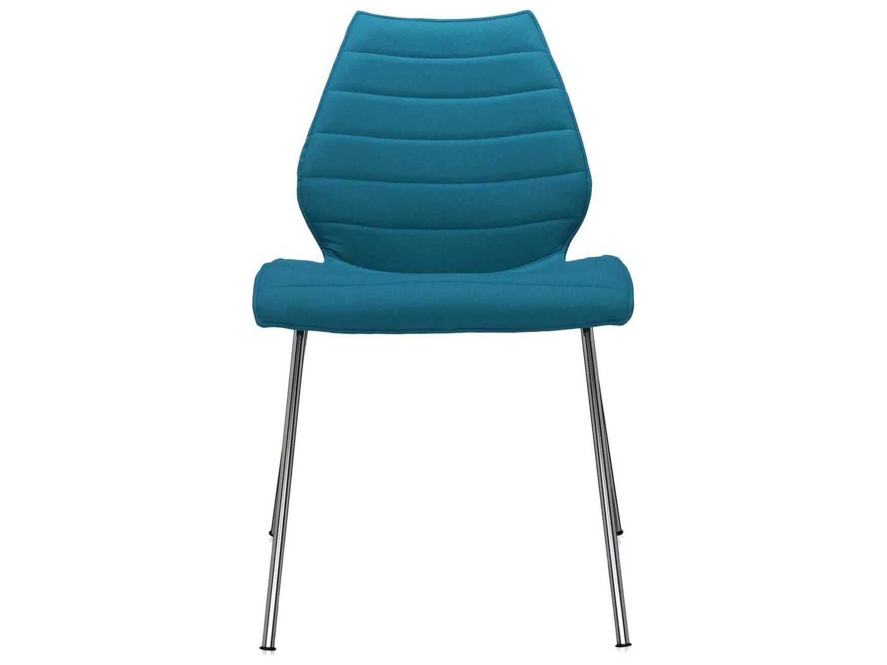 Kartell Maui Blue Upholstered Computer Office Chair  (Sold in 2)