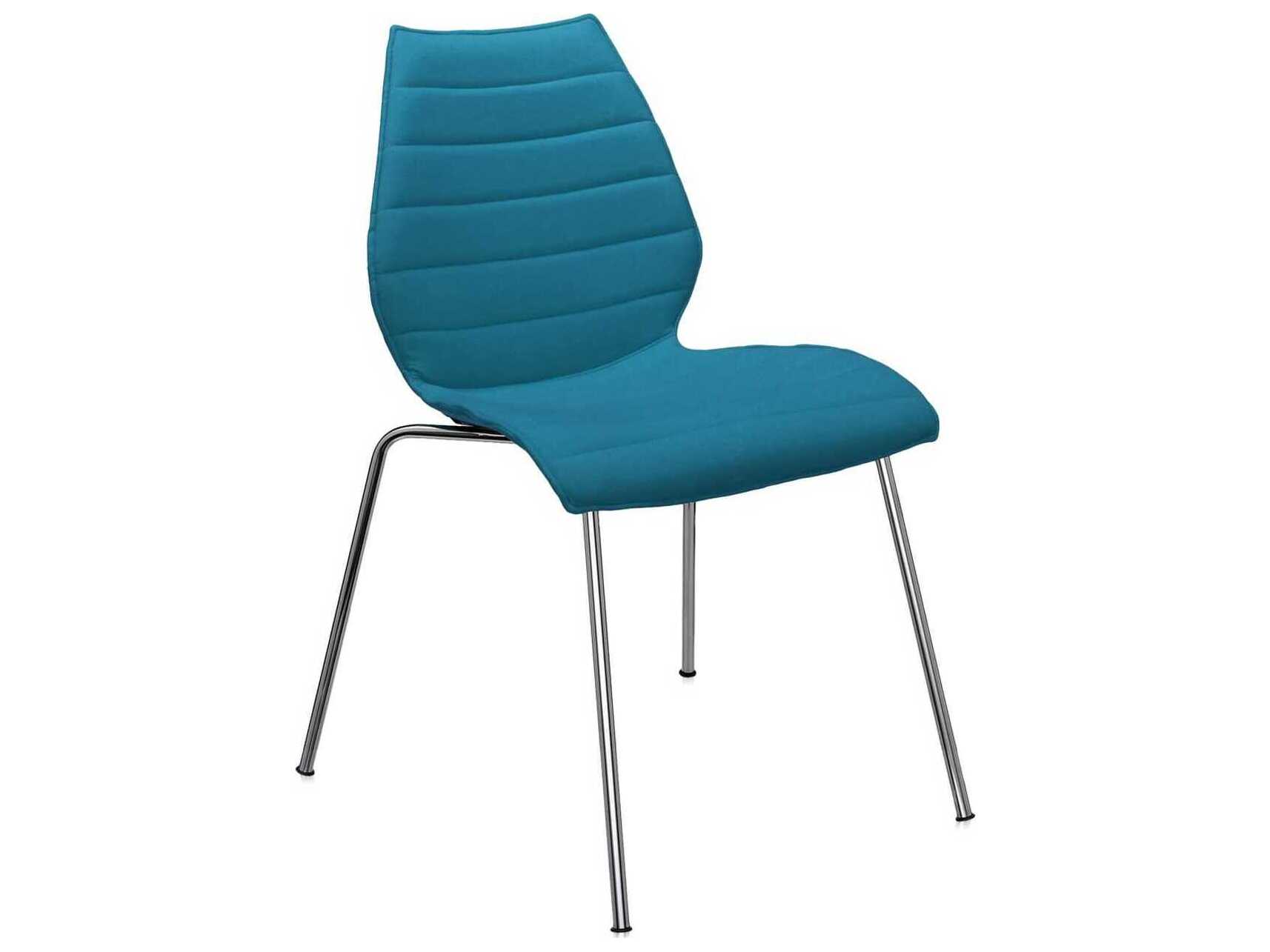 Kartell Maui Blue Upholstered Computer Office Chair  (Sold in 2)