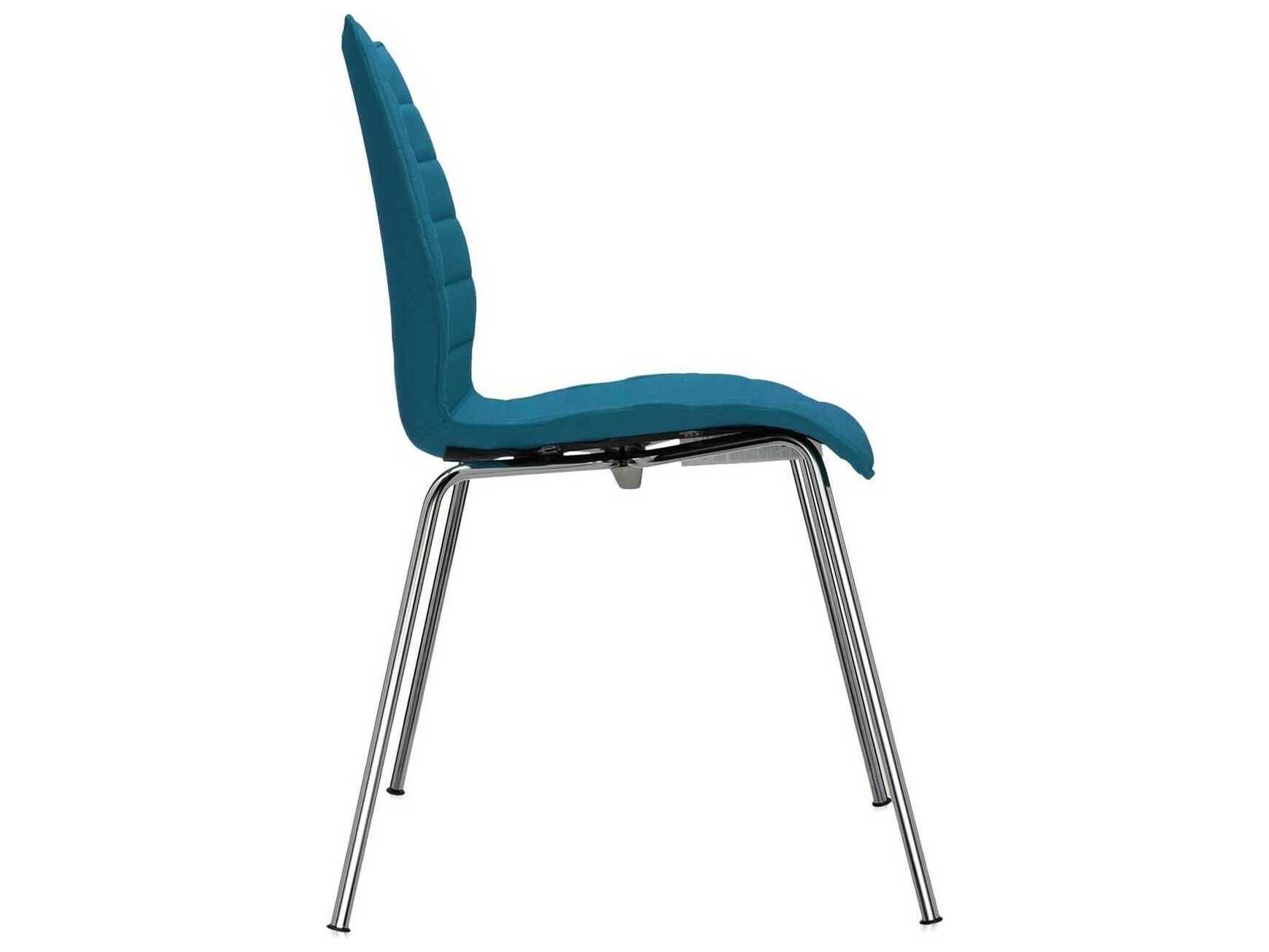 Kartell Maui Blue Upholstered Computer Office Chair  (Sold in 2)