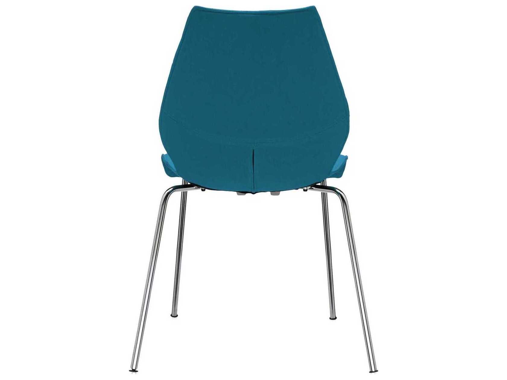 Kartell Maui Blue Upholstered Computer Office Chair  (Sold in 2)