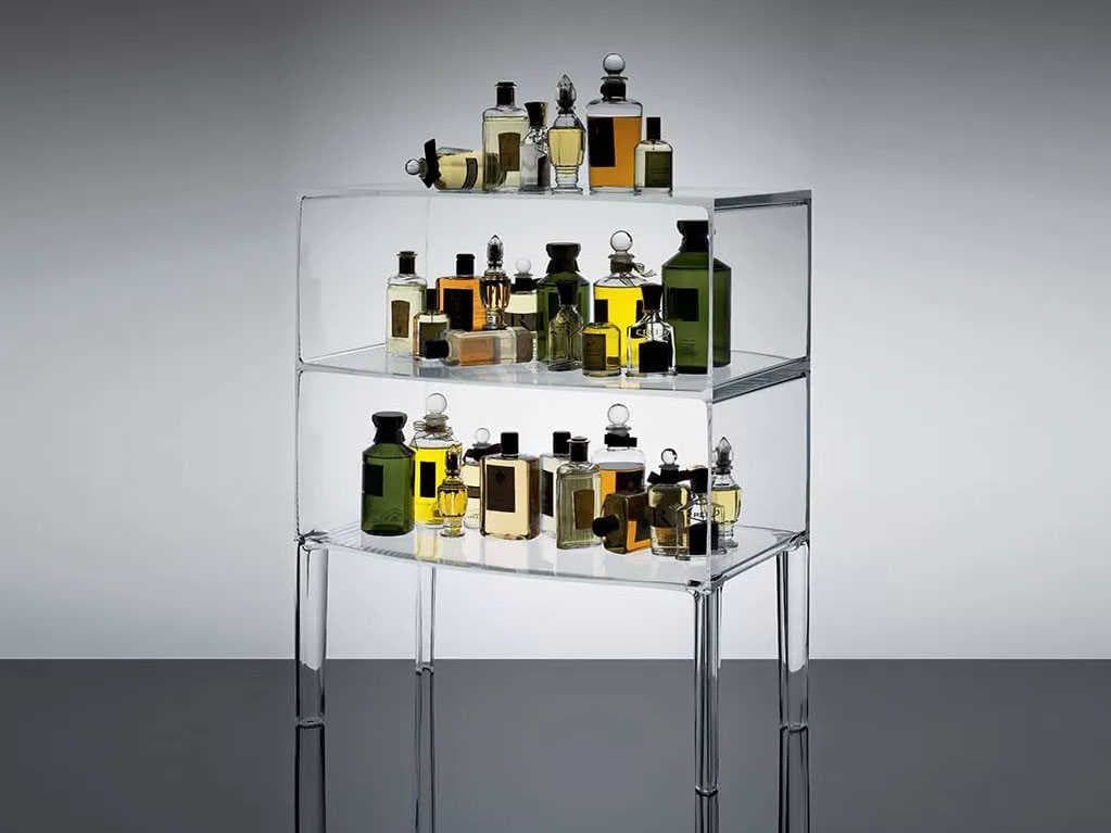 Kartell Ghost Buster Transparent Crystal Bookcase
