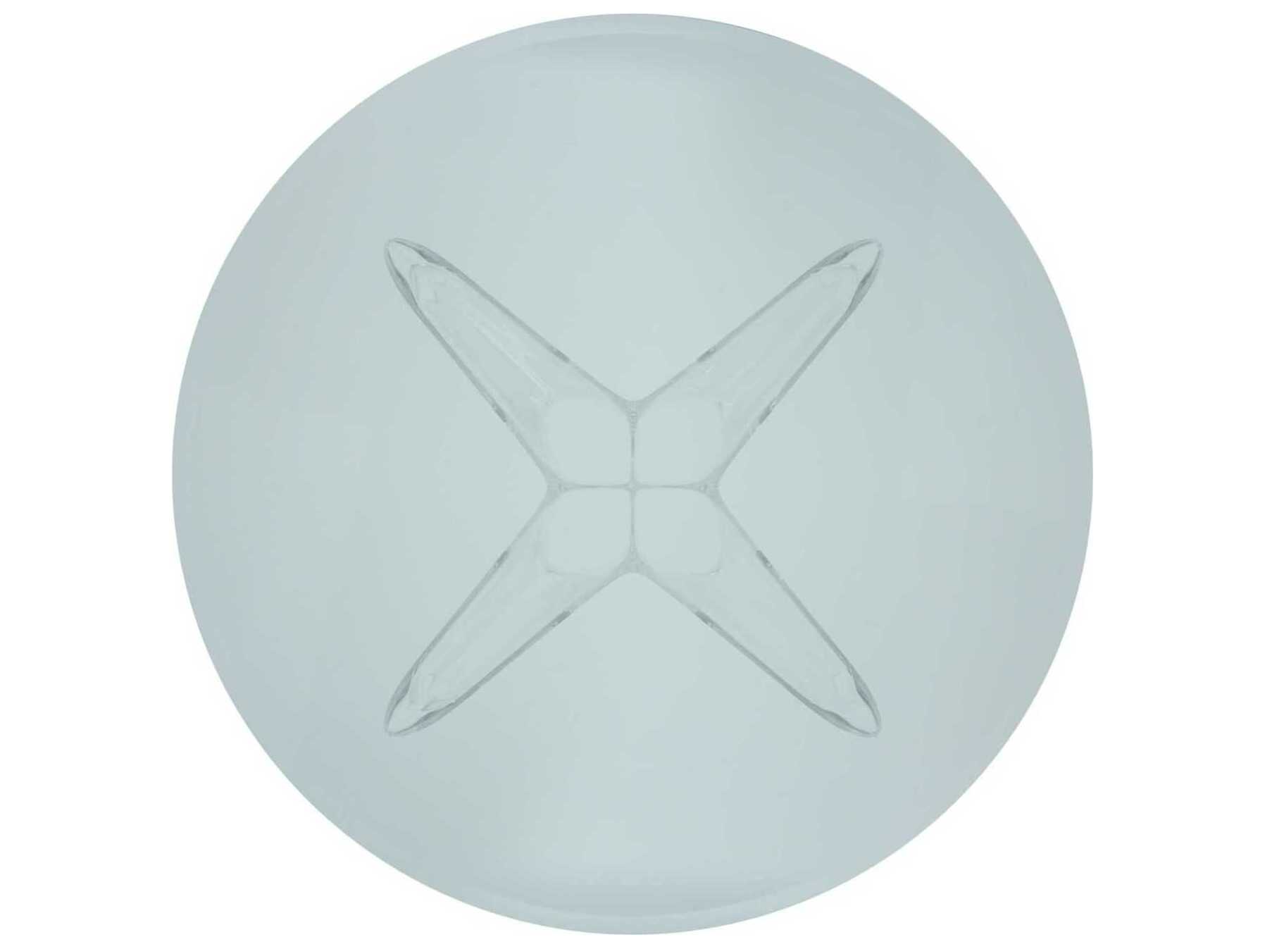 Kartell Sir Gio Round Plastic Green Transparent Dining Table