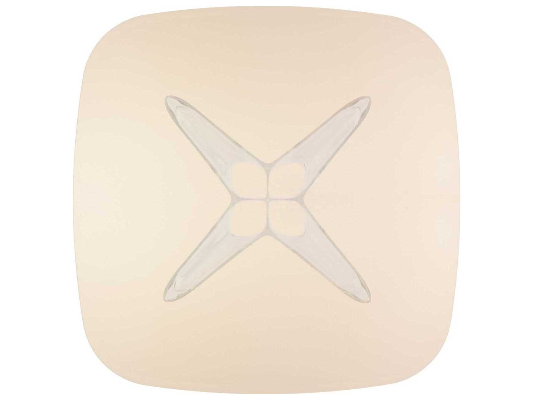 Kartell Sir Gio Square Plastic Bronze Transparent Dining Table