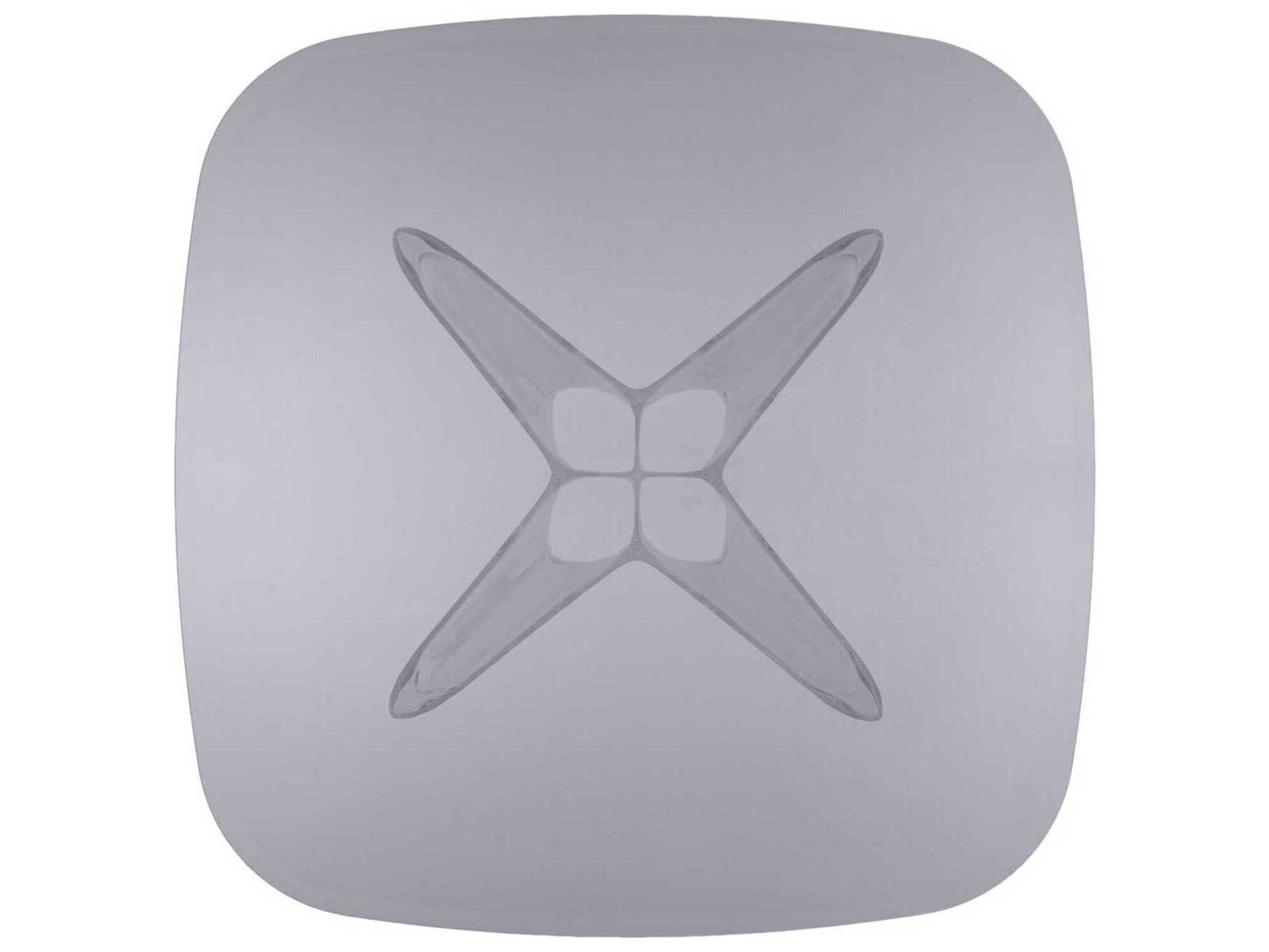 Kartell Sir Gio Square Plastic Smoke Transparent Dining Table