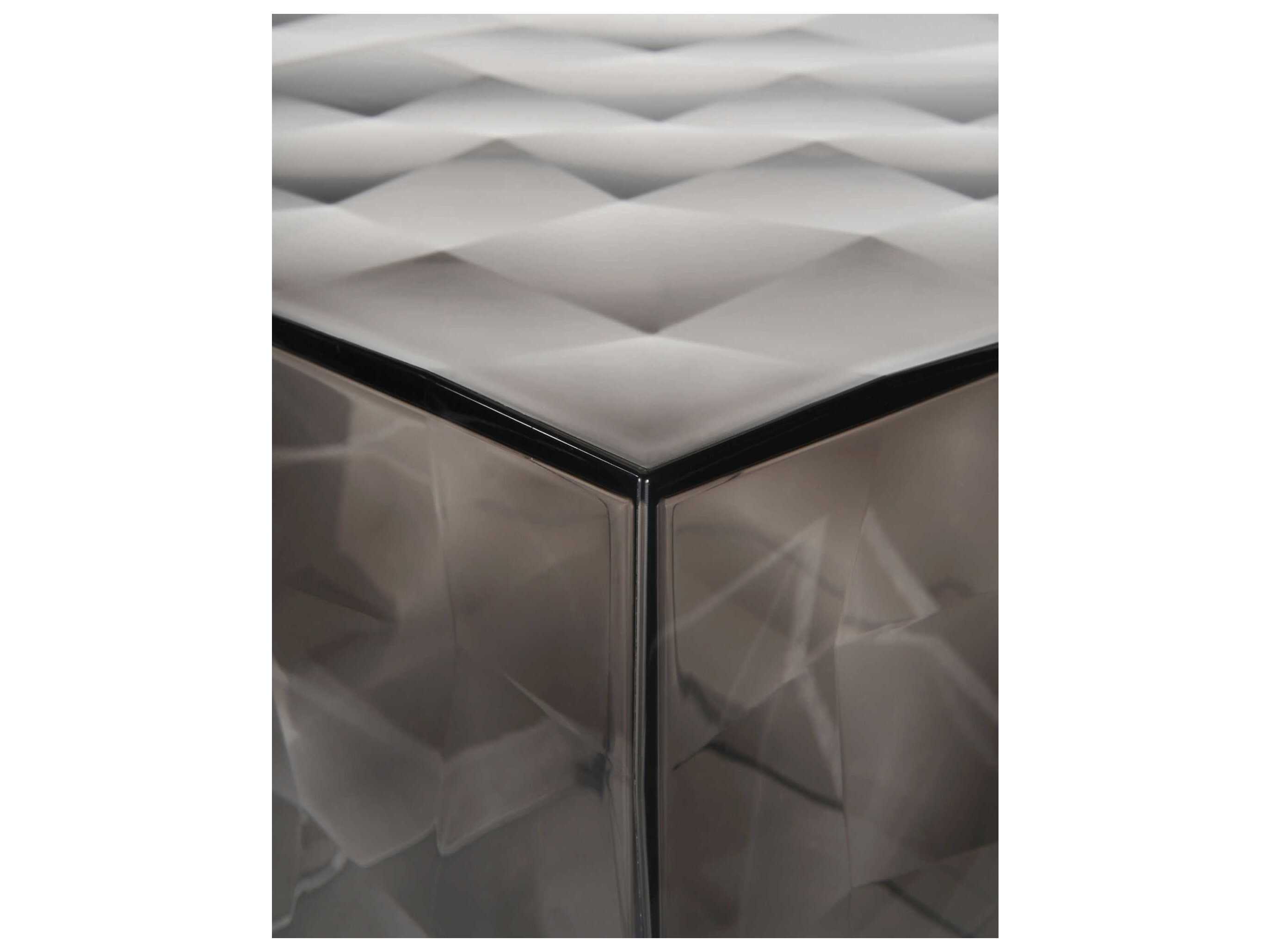 Kartell Optic Smoke Container Cube without Door