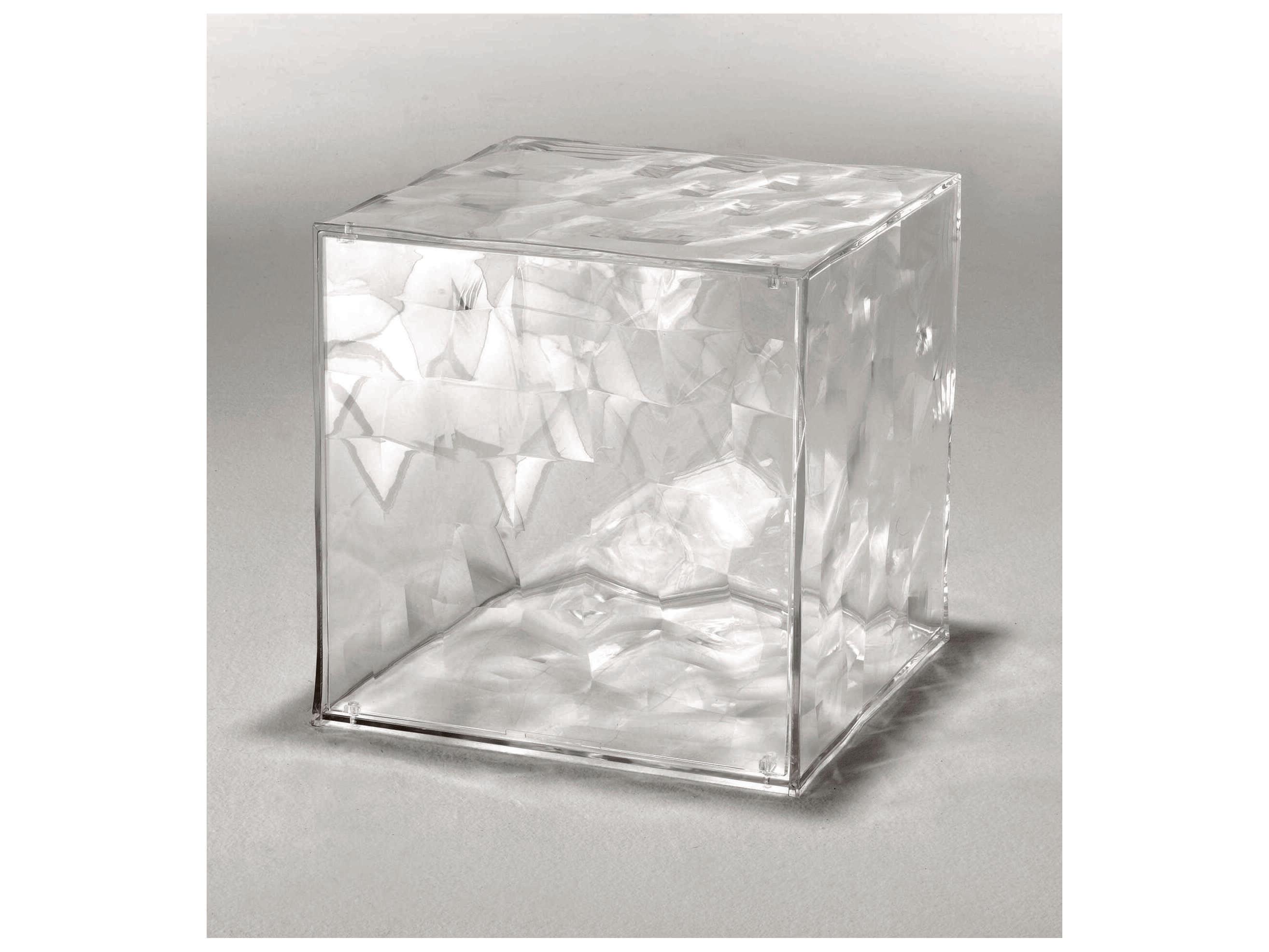 Kartell Optic Crystal Container Cube with Door