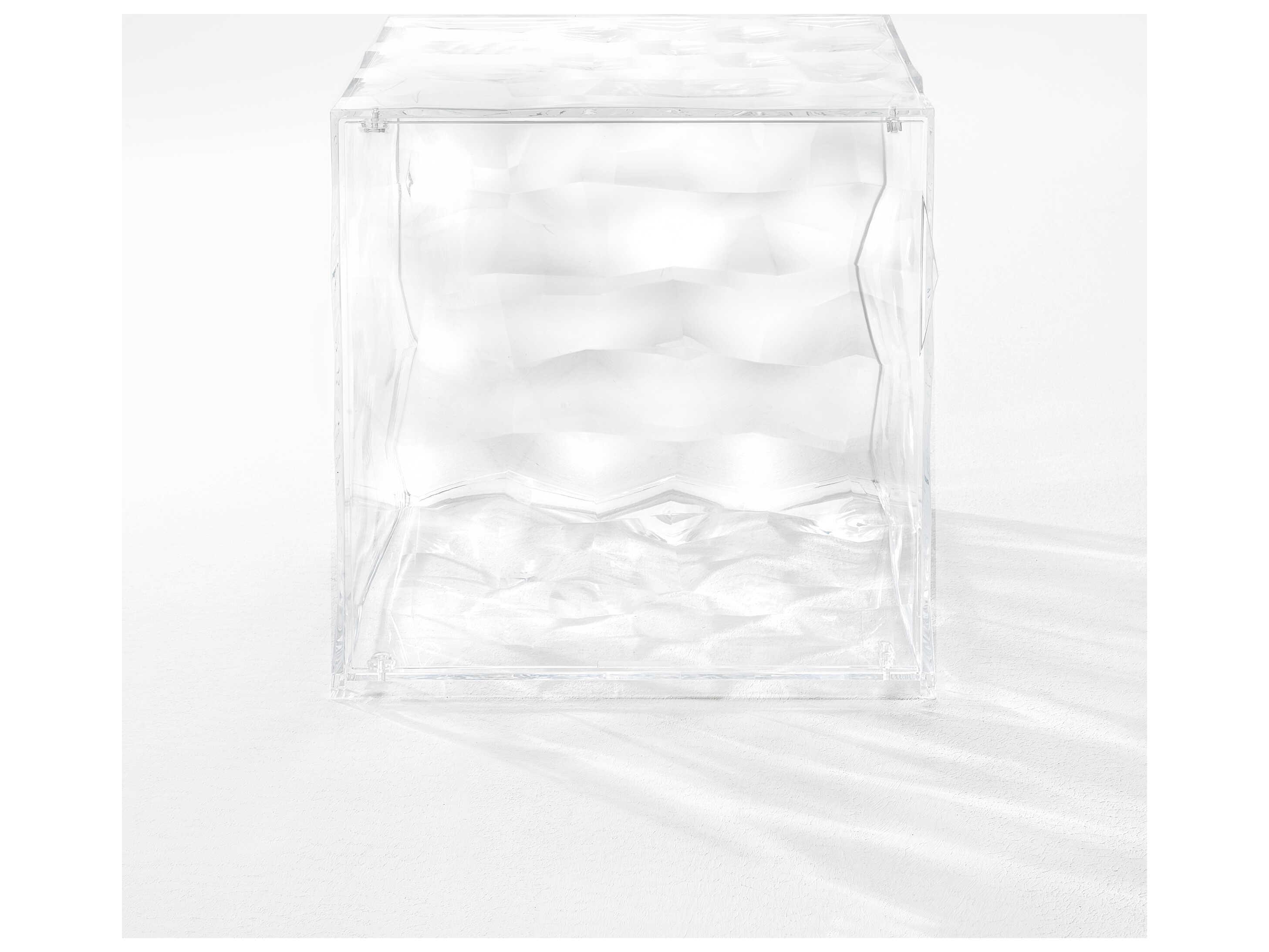 Kartell Optic Crystal Container Cube with Door