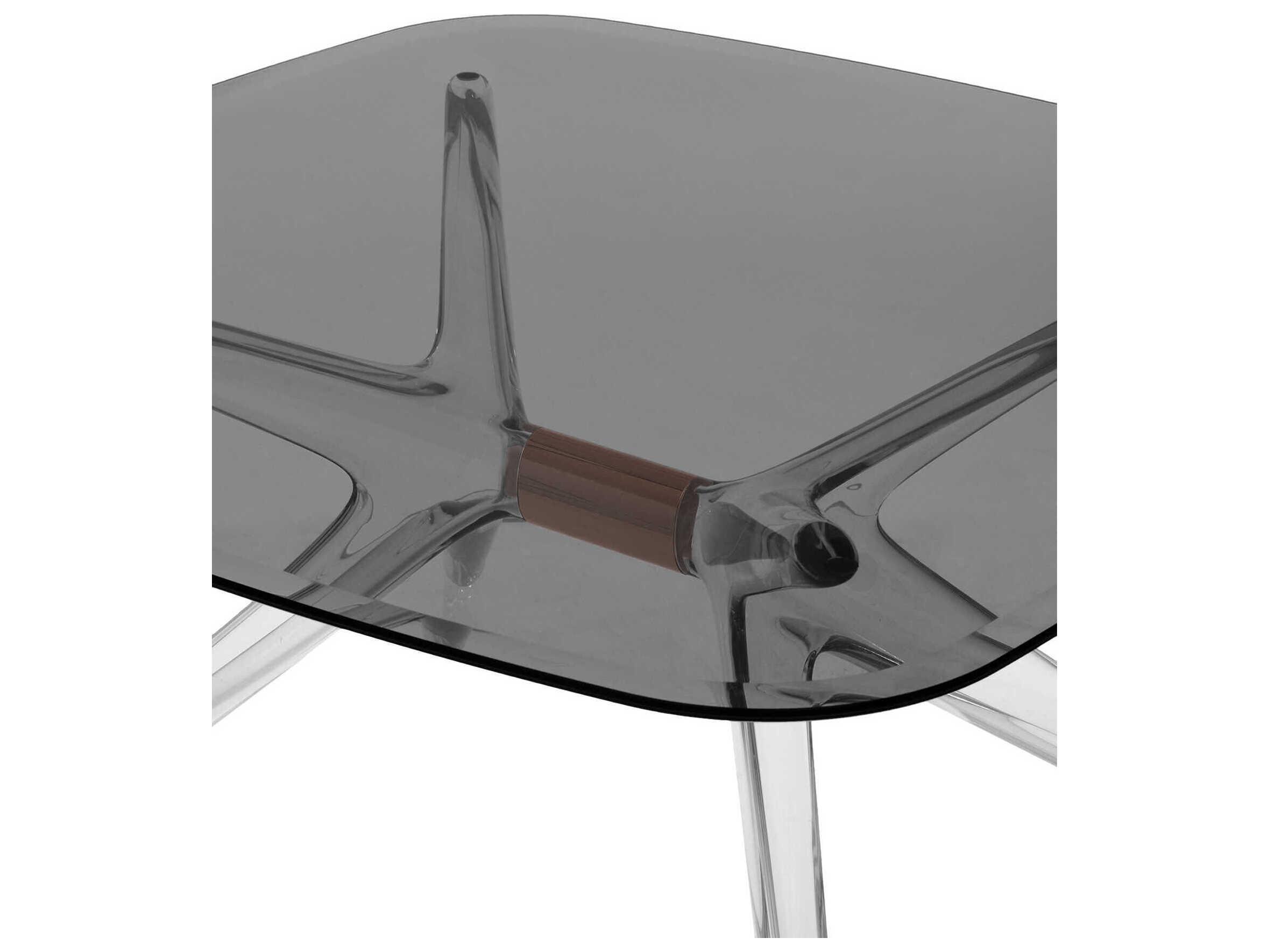 Kartell Blast Square Smoke Crystal Bronze Coffee Table