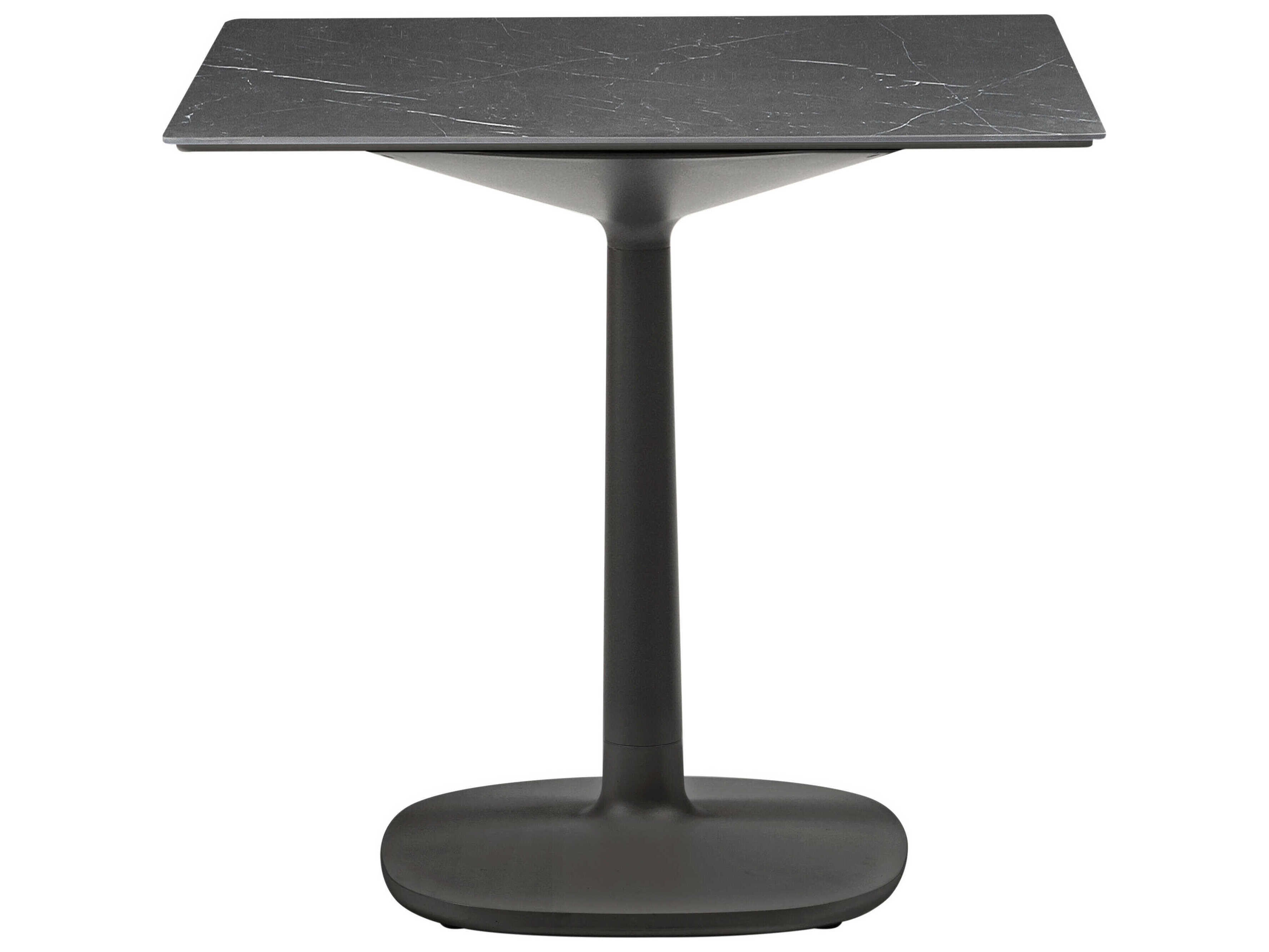 Kartell Multiplo Square Stone Black Marble Dining Table