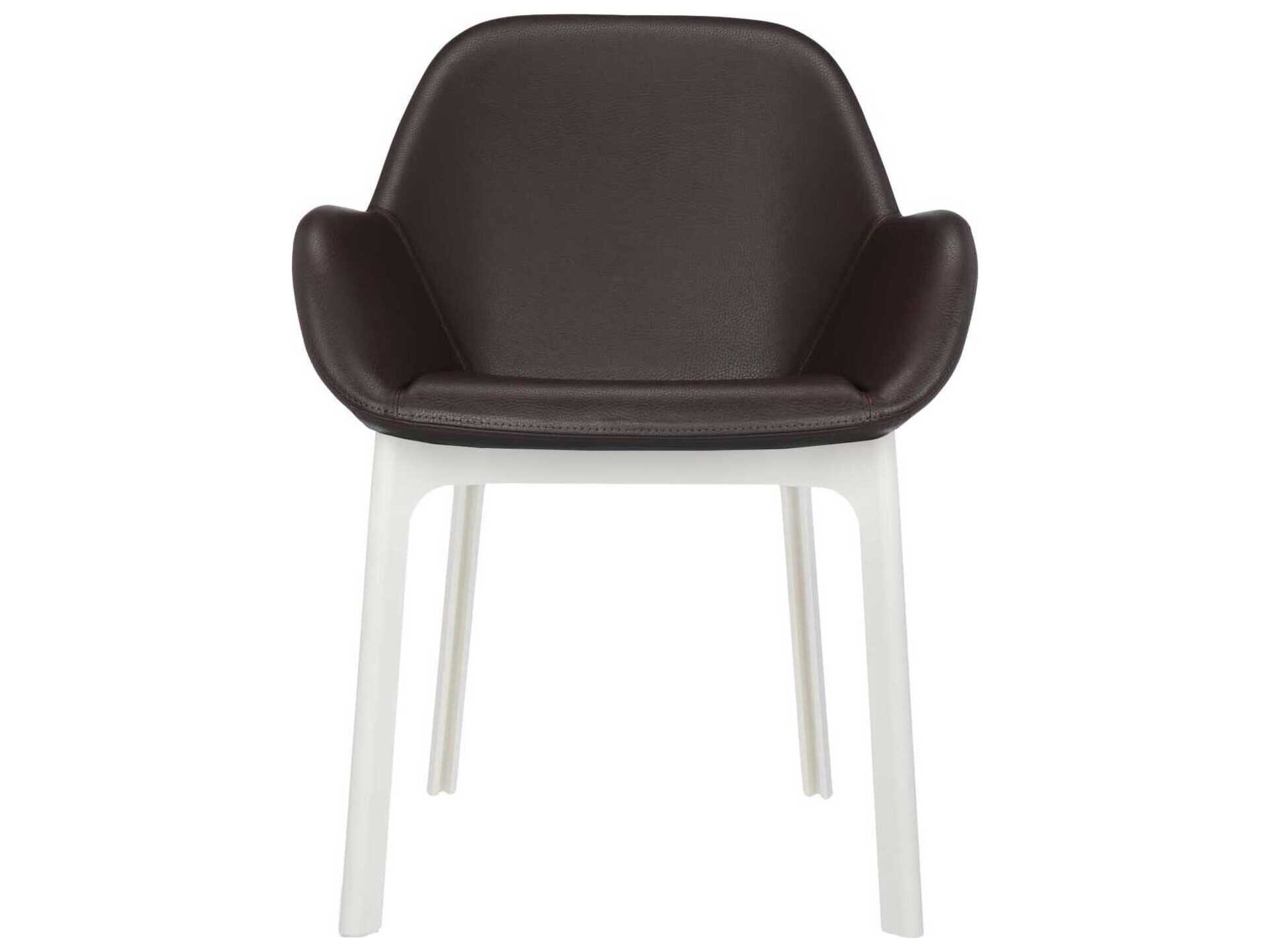 Kartell Clap Brown Arm Dining Chair