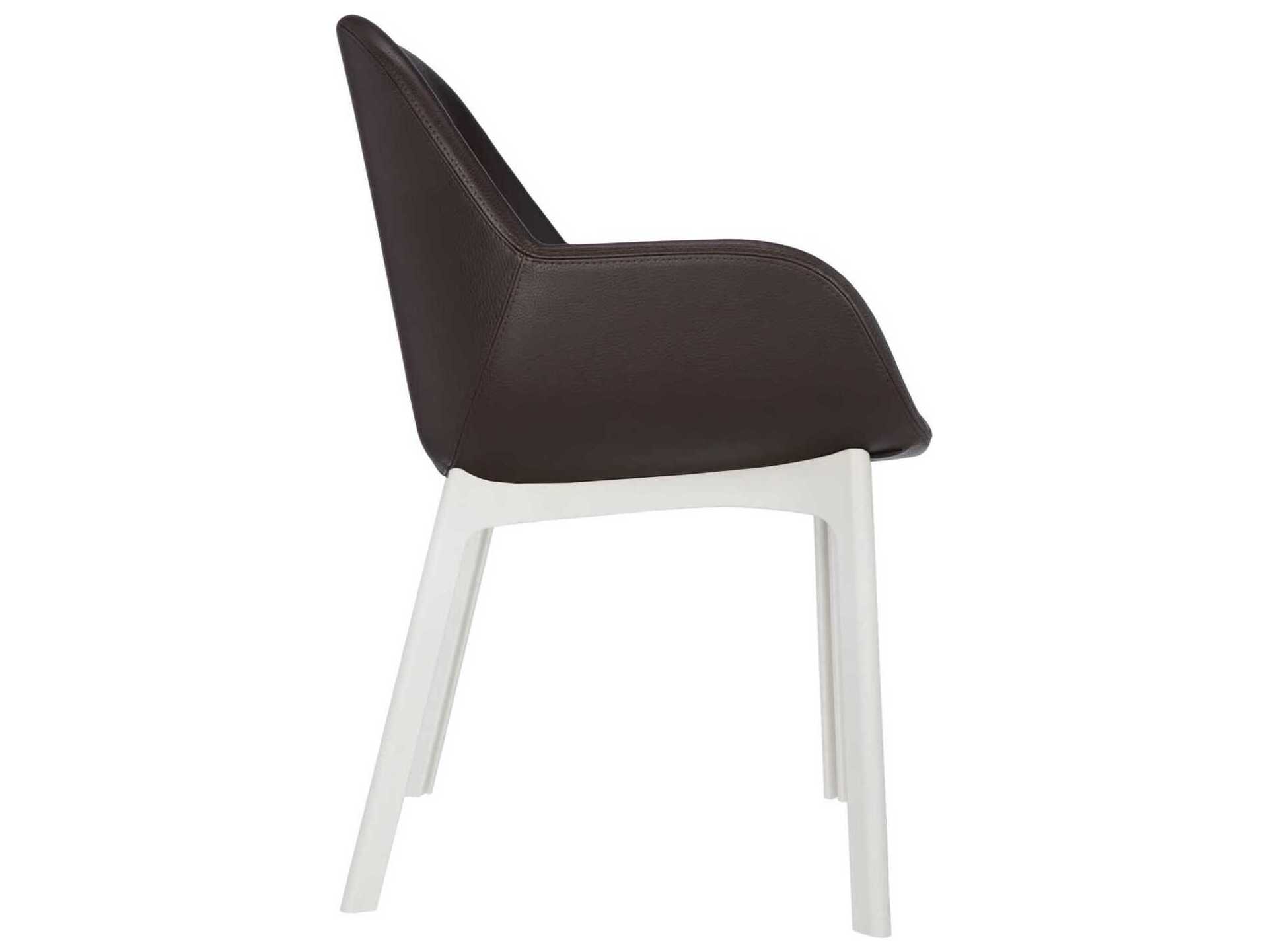 Kartell Clap Brown Arm Dining Chair