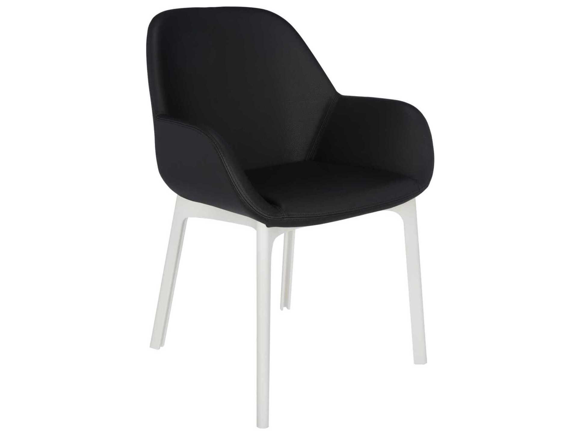 Kartell Clap Black Arm Dining Chair
