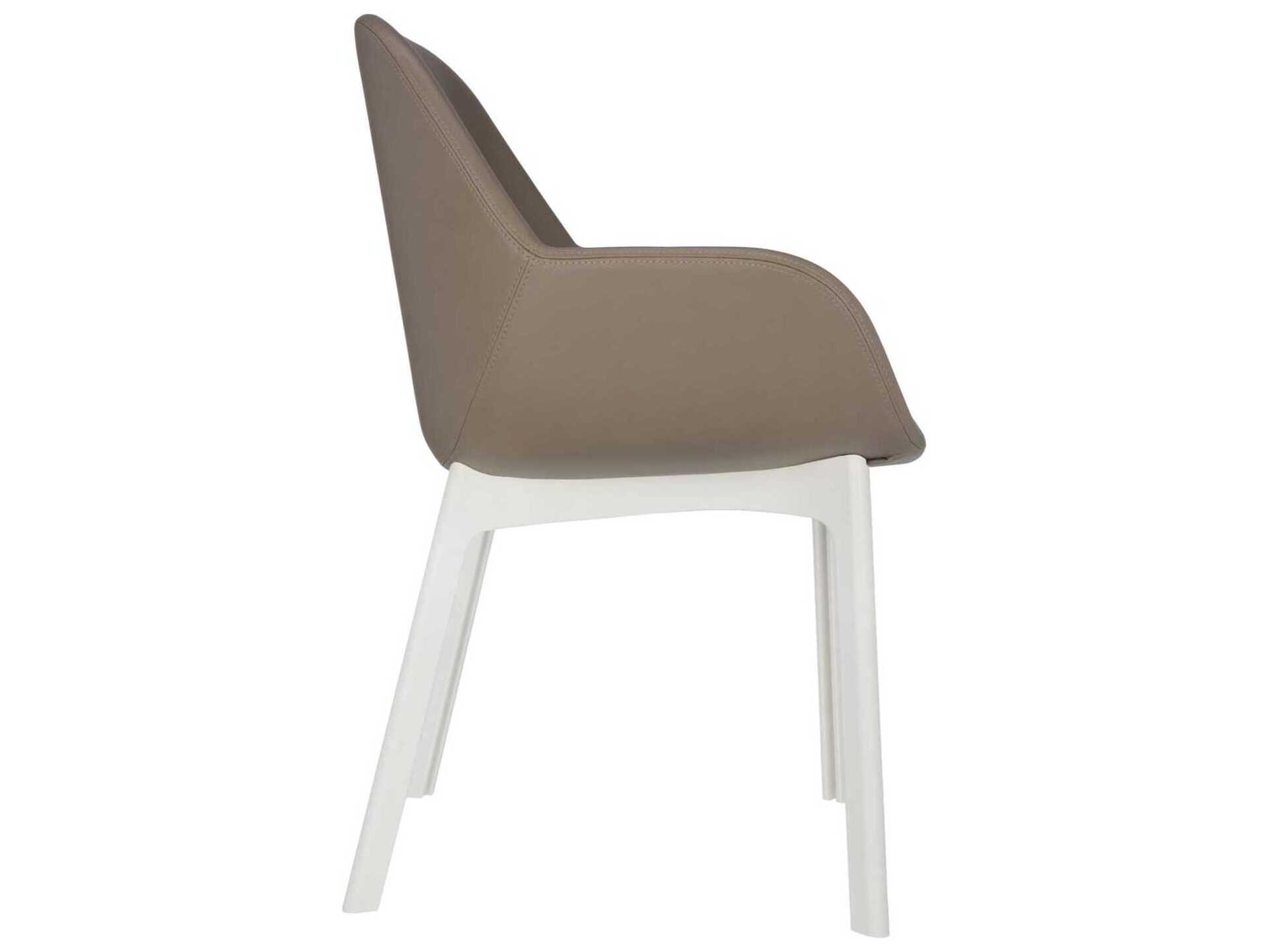 Kartell Clap Gray Arm Dining Chair