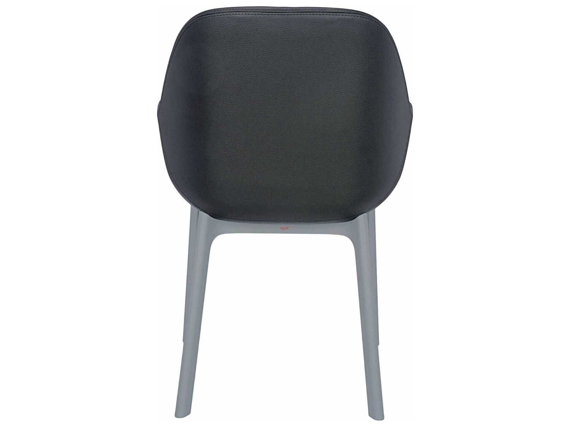 Kartell Clap Gray Arm Dining Chair