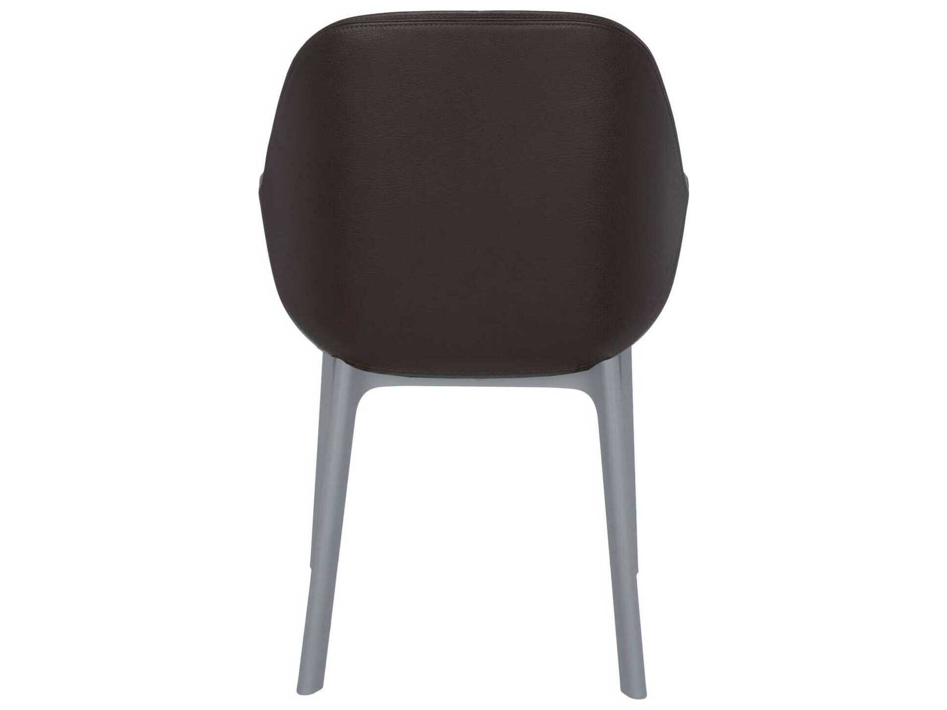 Kartell Clap Brown Arm Dining Chair