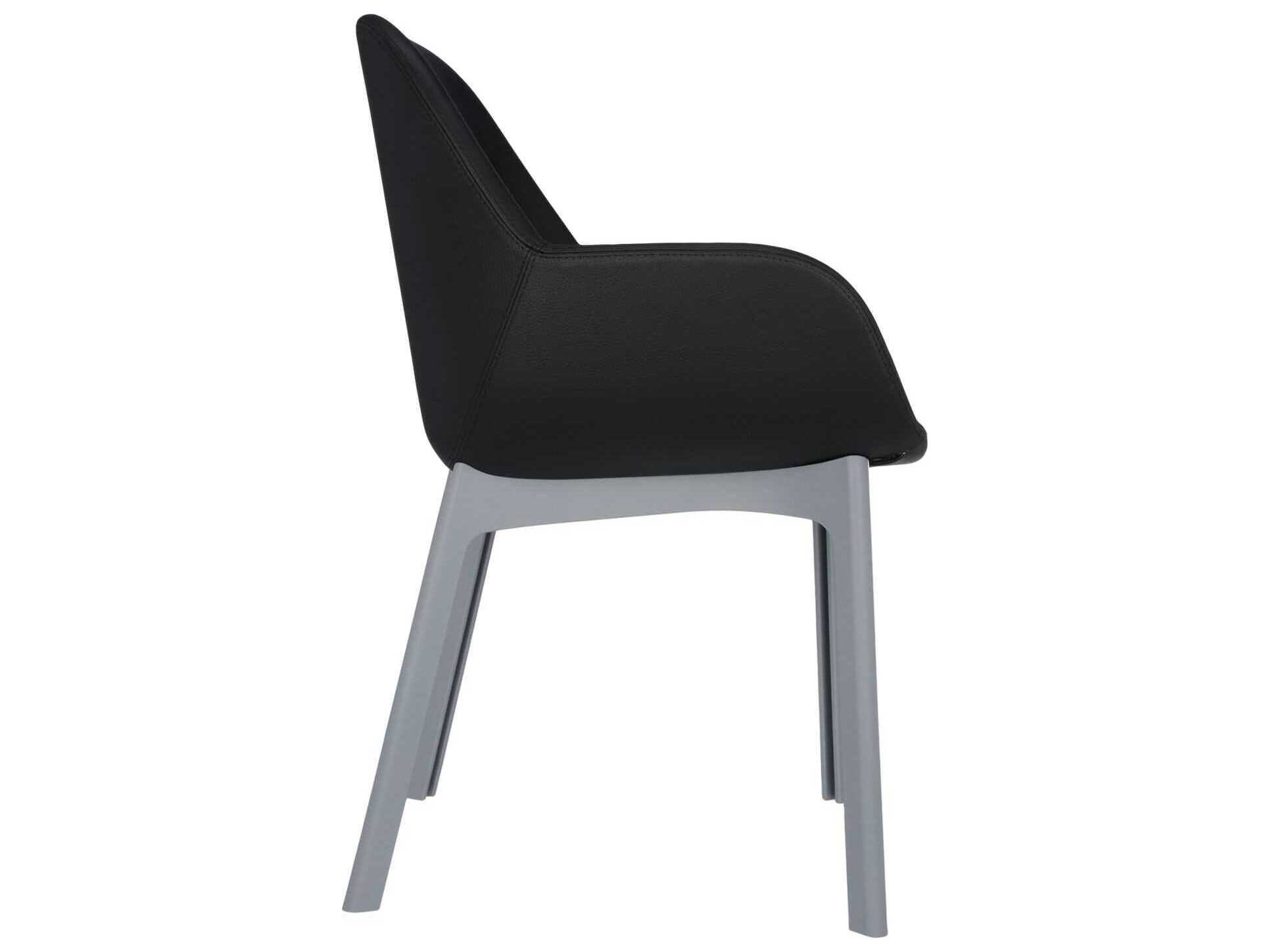 Kartell Clap Black Arm Dining Chair