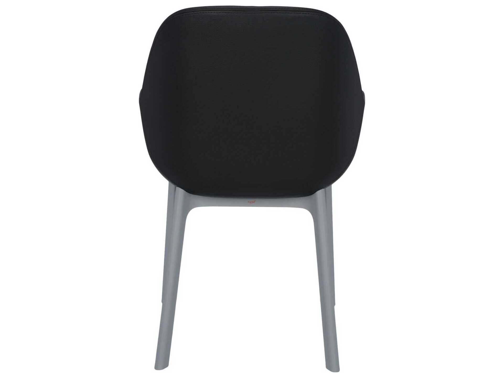 Kartell Clap Black Arm Dining Chair