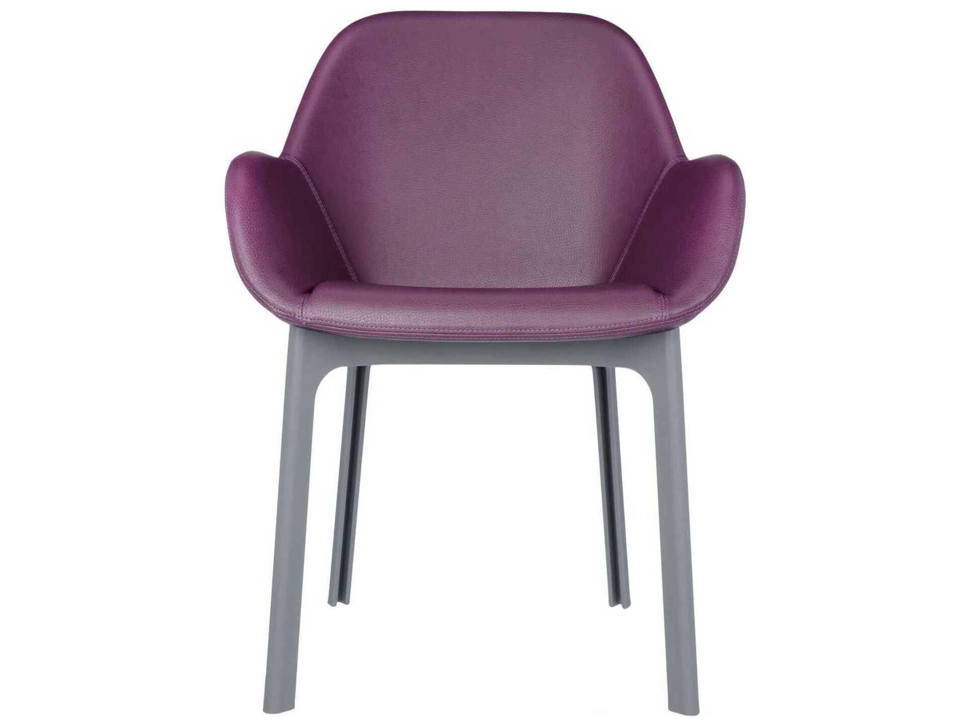 Kartell Clap Gray Arm Dining Chair